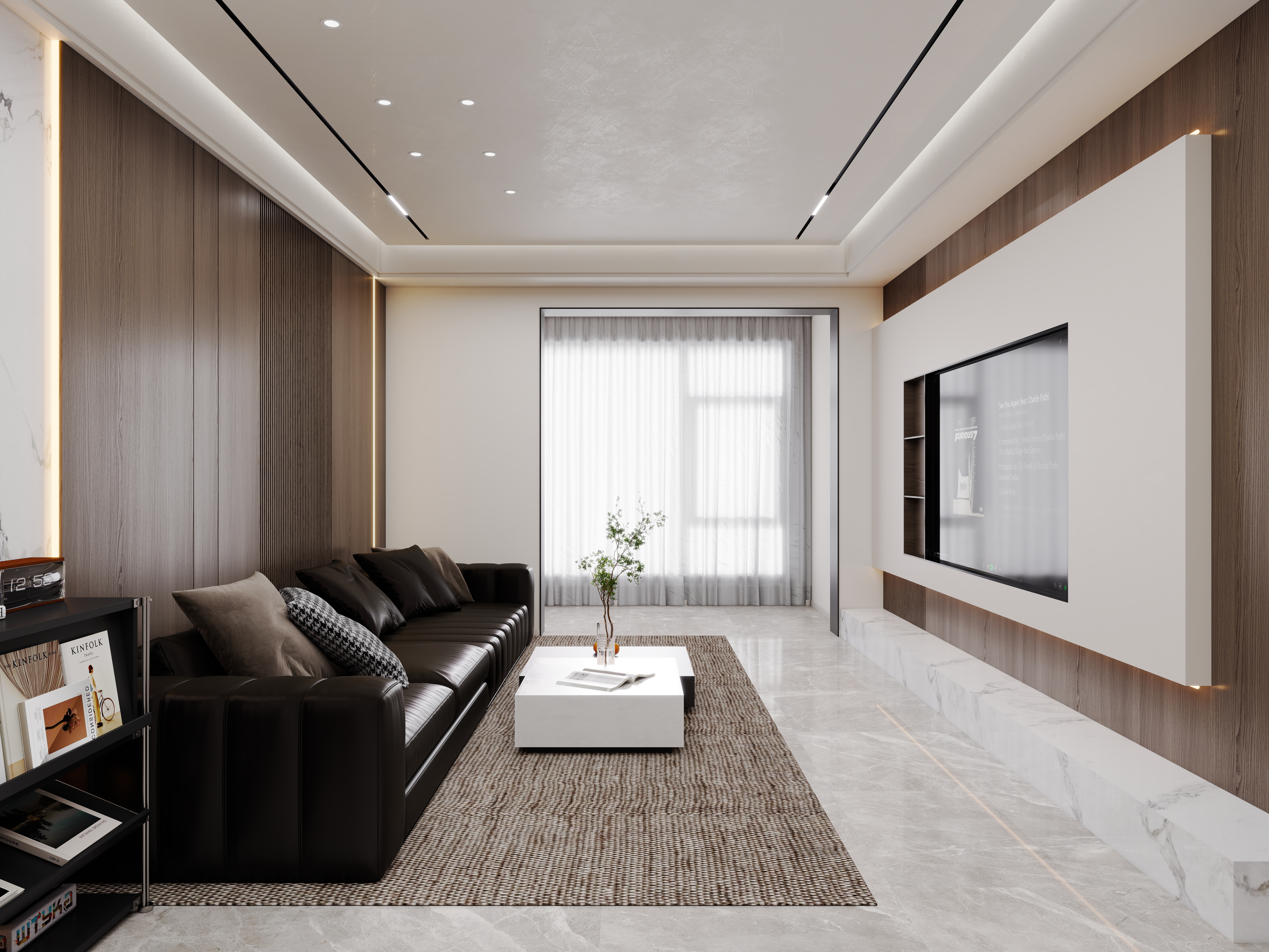 壹诺设计工作室-意式简约装修效果图