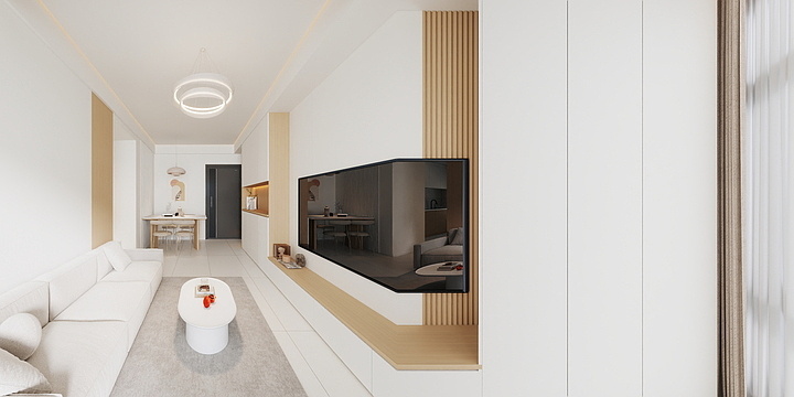 效果表现工作室-奶油风-装修设计方案