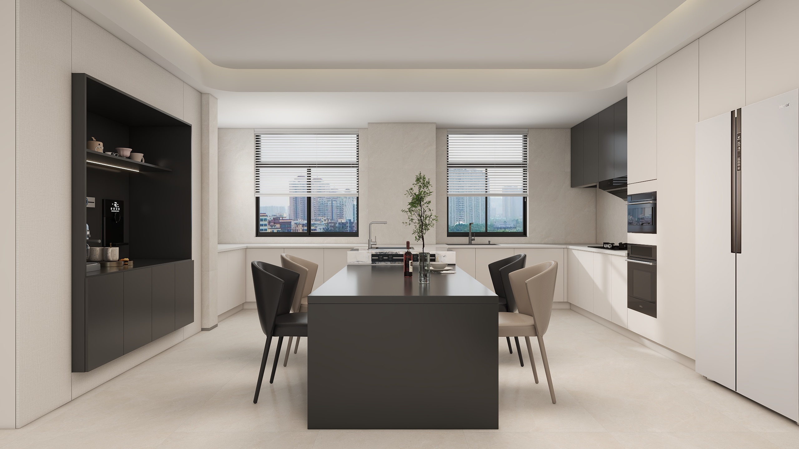 蒙娜丽莎瓷砖嘉兴旗舰店-东望隽府4-1502-装修设计方案