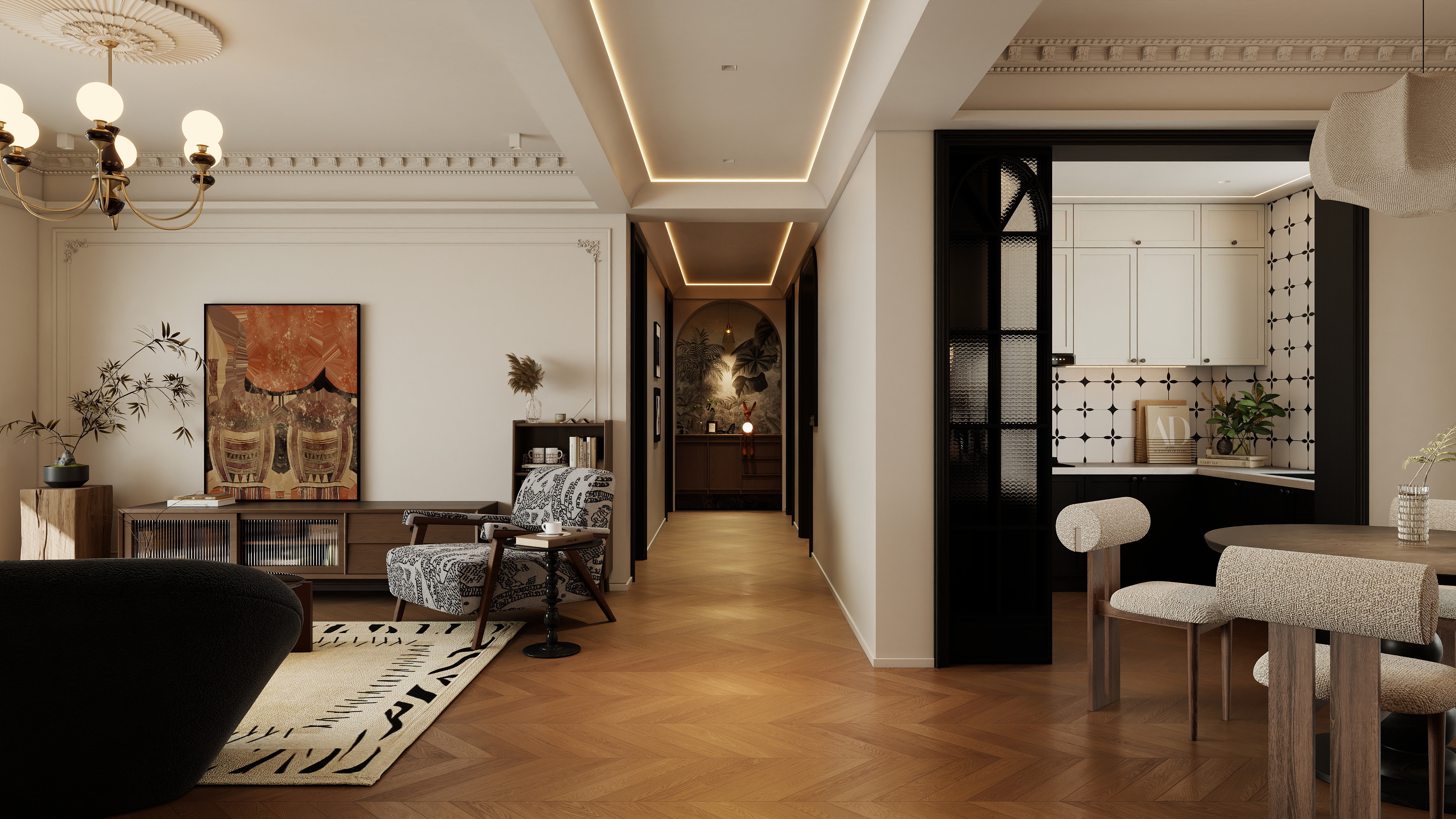 垣曲陈设计-逸景华府3-1-102小院（中古轻法）-装修设计方案