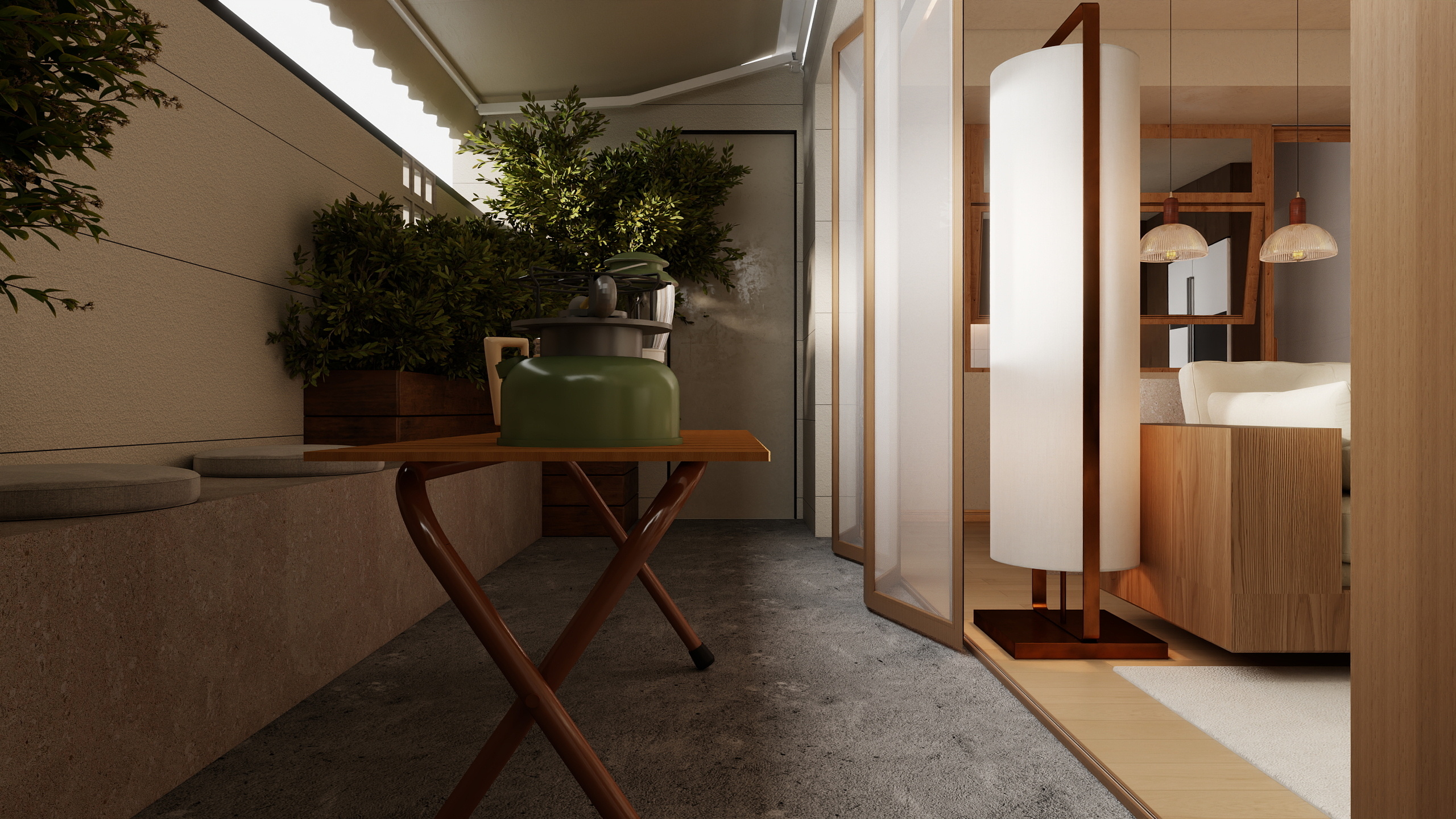 骑摩托的装修仔-天铂:《原木风》:113㎡3室装修效果图