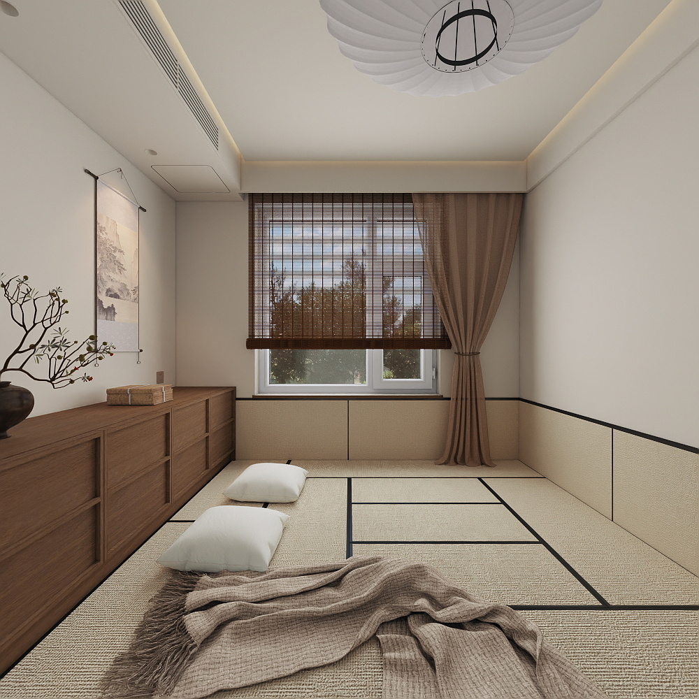 LSC设计-90㎡宋式装修效果图