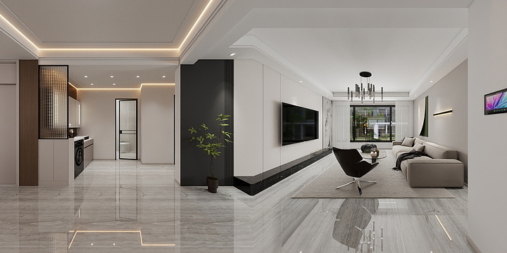 修行者设计师-翰墨兰亭1-2-401-装修设计方案