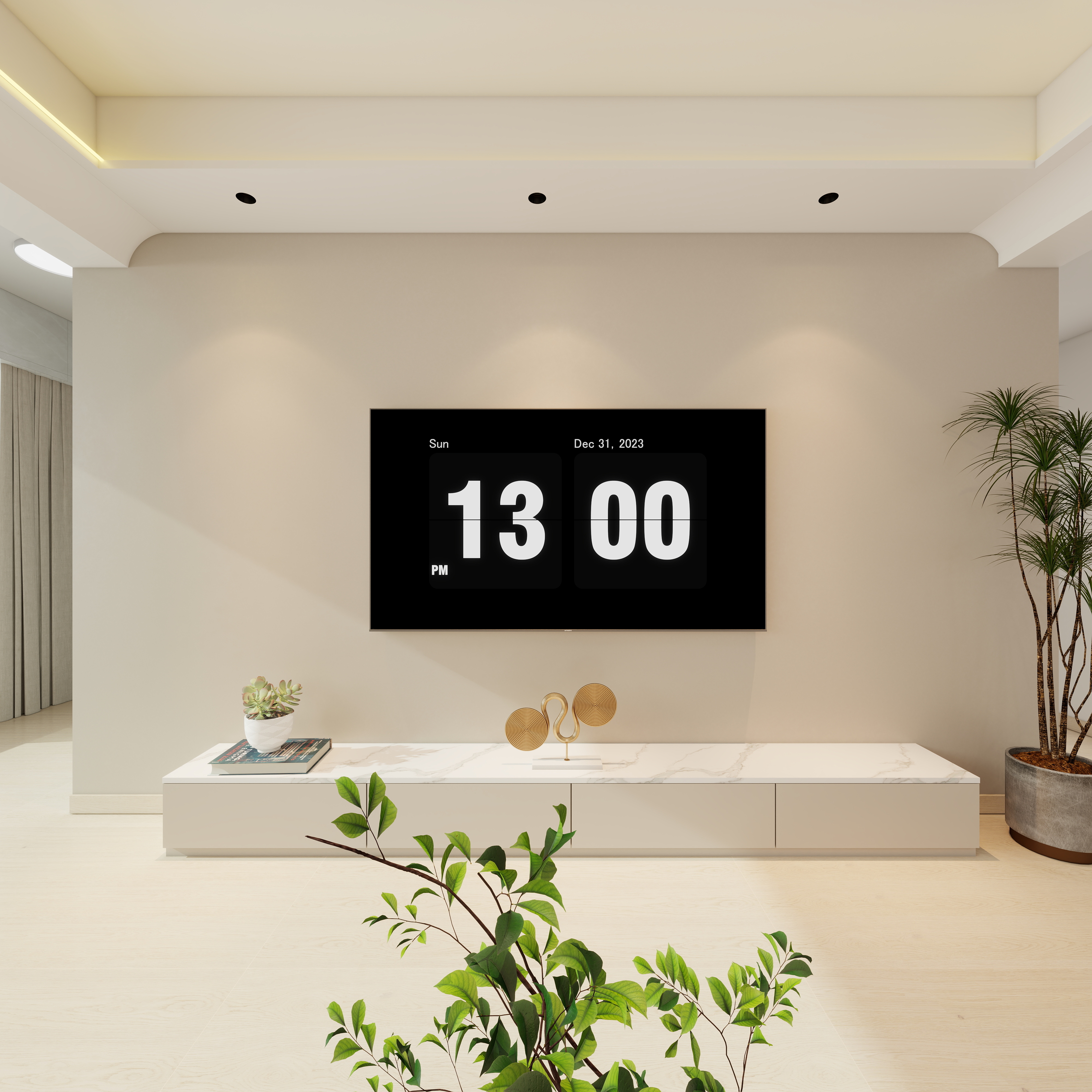 室内设计师Mr徐-燕京府现代简约风128m²4室装修效果图