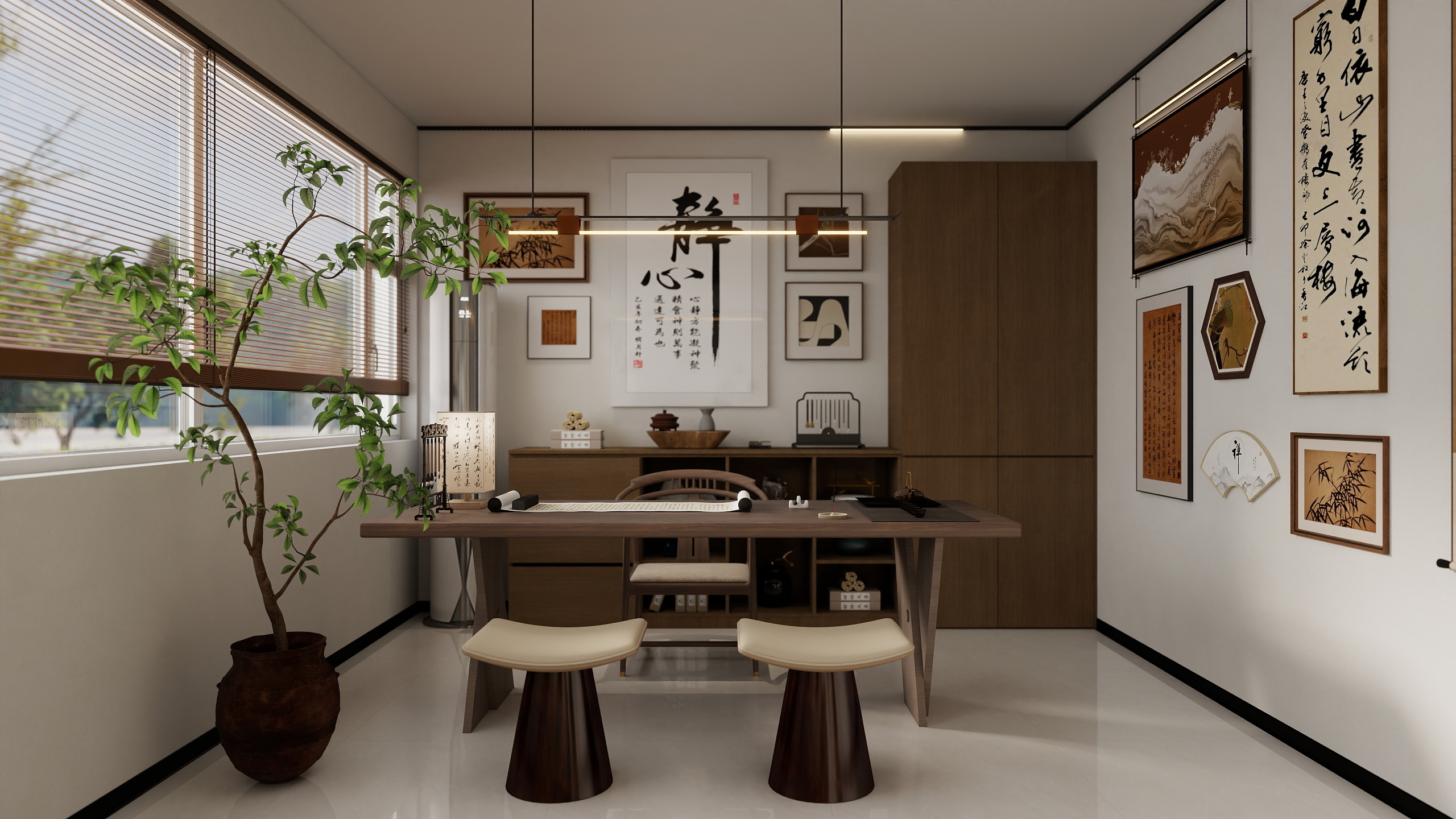 冬月DESIGN-北冥书社-装修设计方案