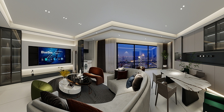 呈普设计工作室-森态装饰欣隆钰府A17-1-1302-装修设计方案