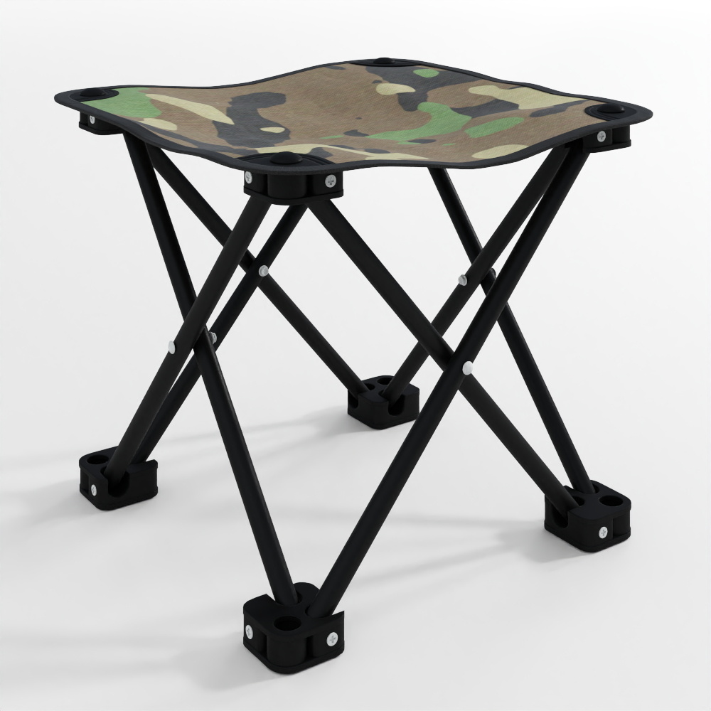 折叠马扎凳3D模型
