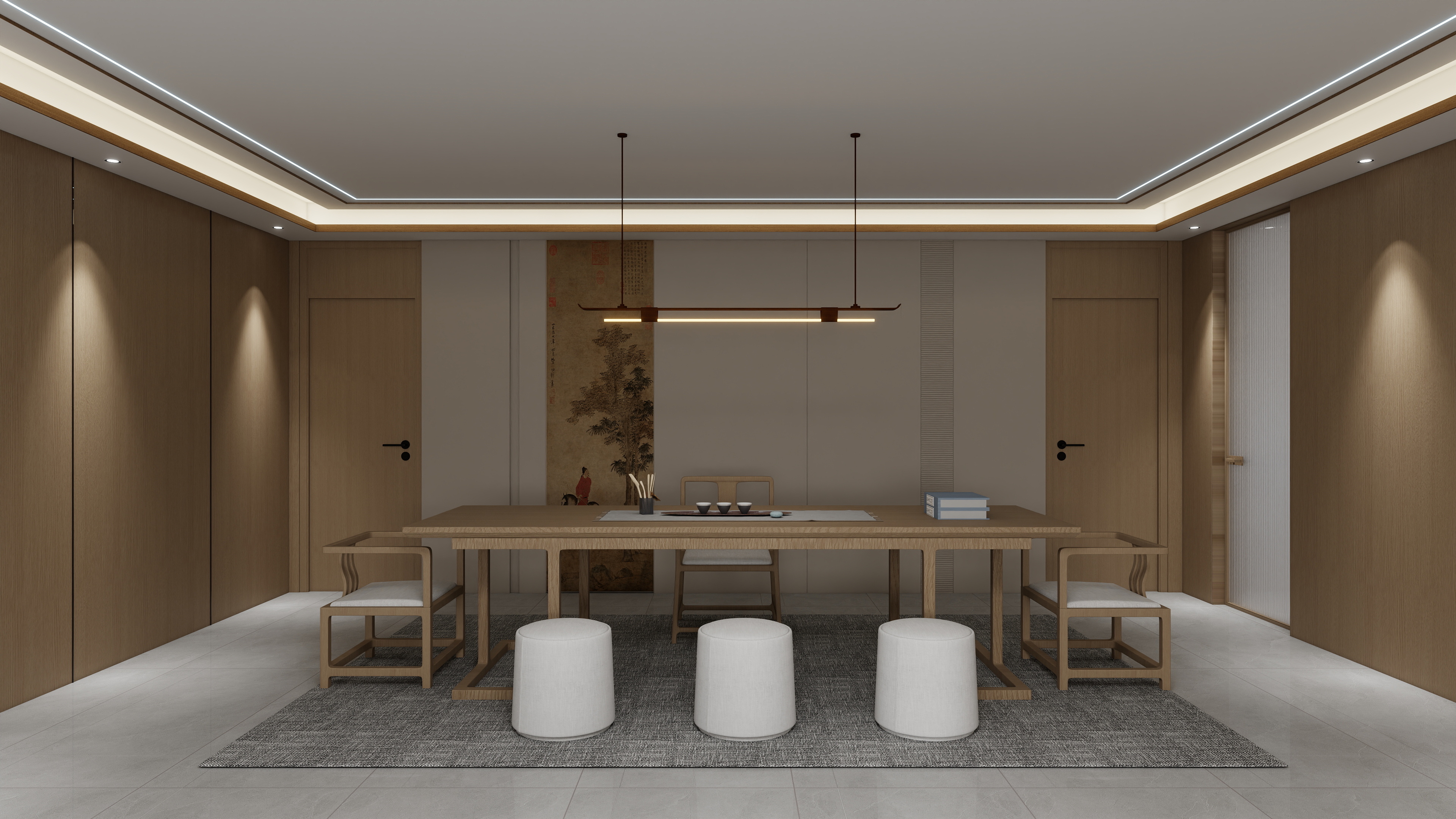 设计师玉京子-宋氏中古装修效果图