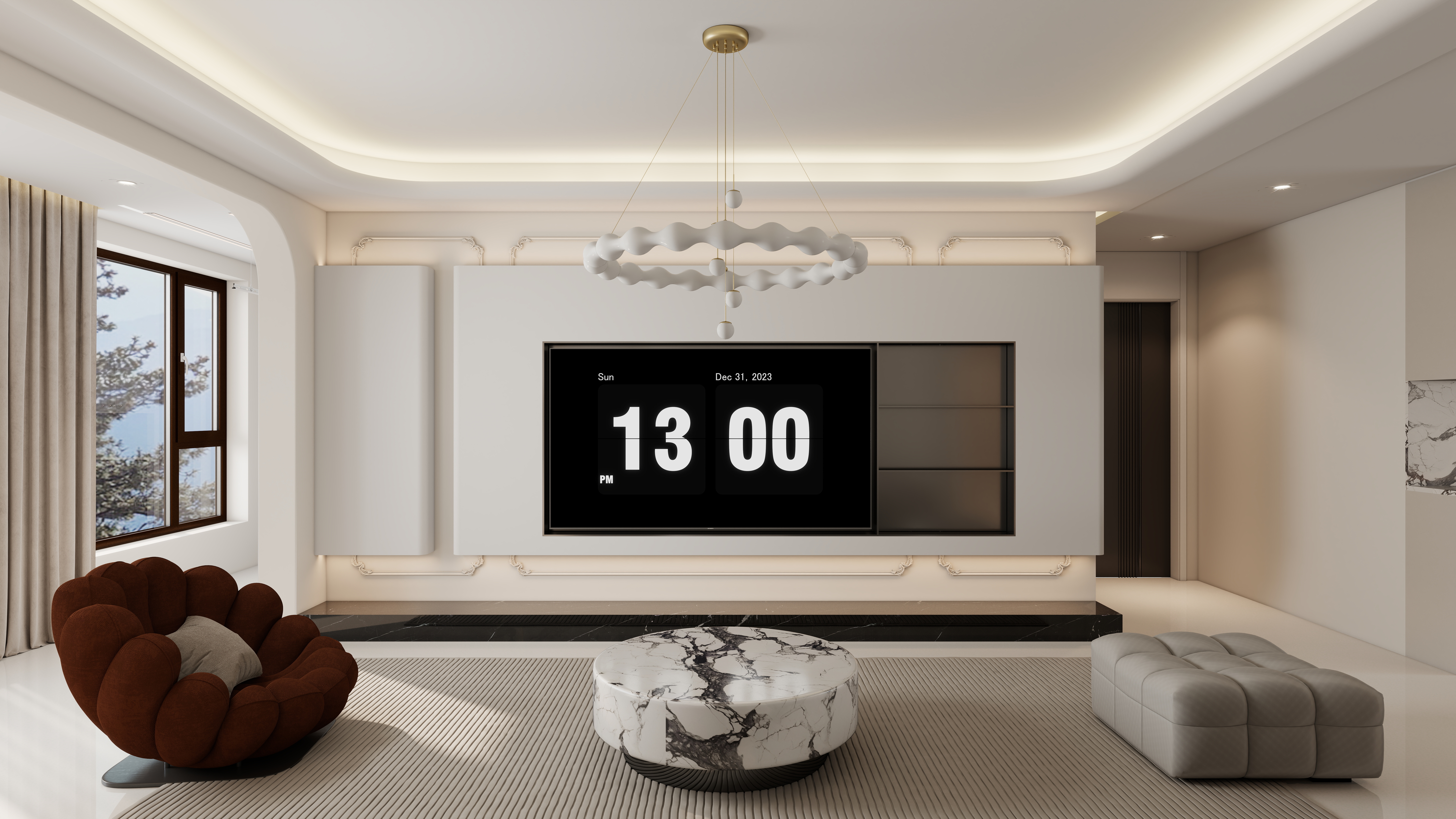 不修边幅的设计师-翰林府（法式奶油）-装修设计方案