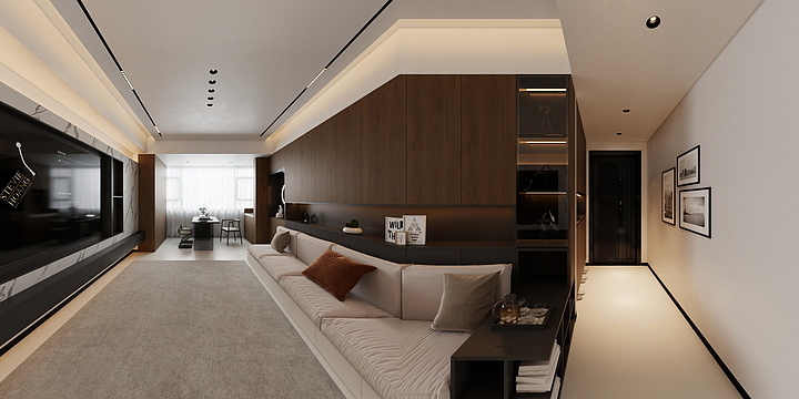 全案设计丨徐月坤-康园云尚丨现代简约丨113㎡-装修设计方案