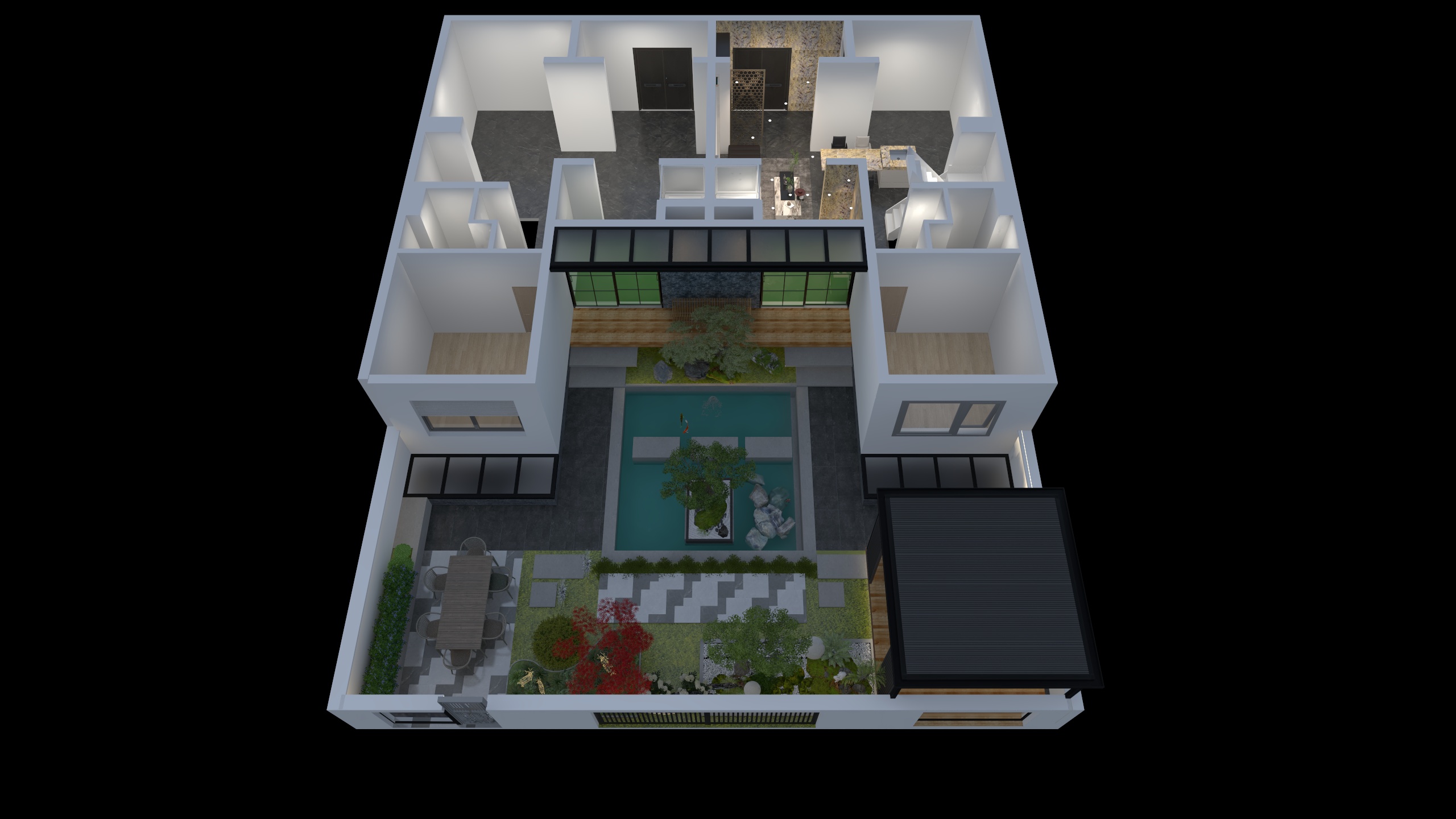 龙贤光-两套花园平面图(1)-装修设计方案