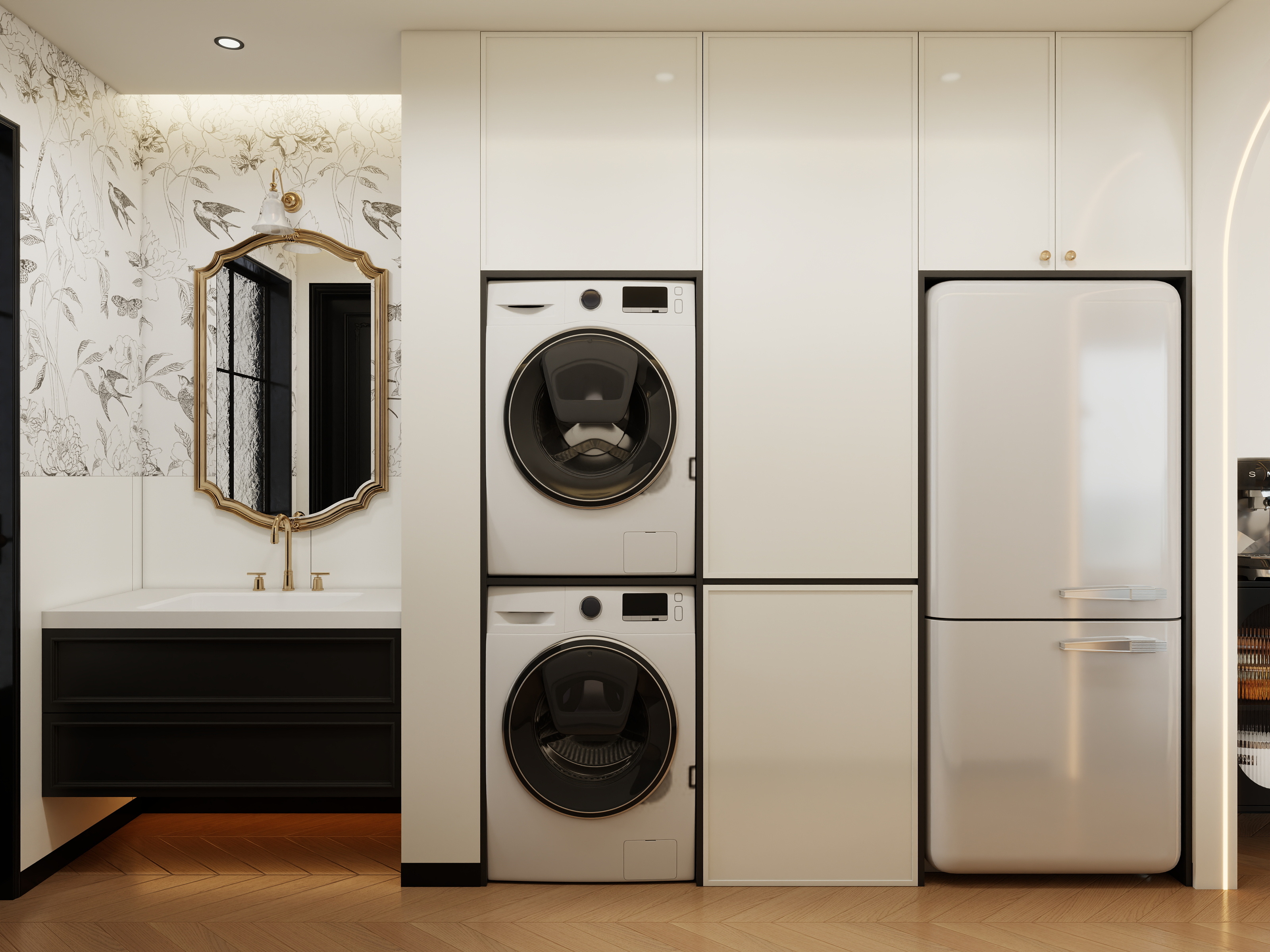 李青越-67平方法式两居室装修效果图