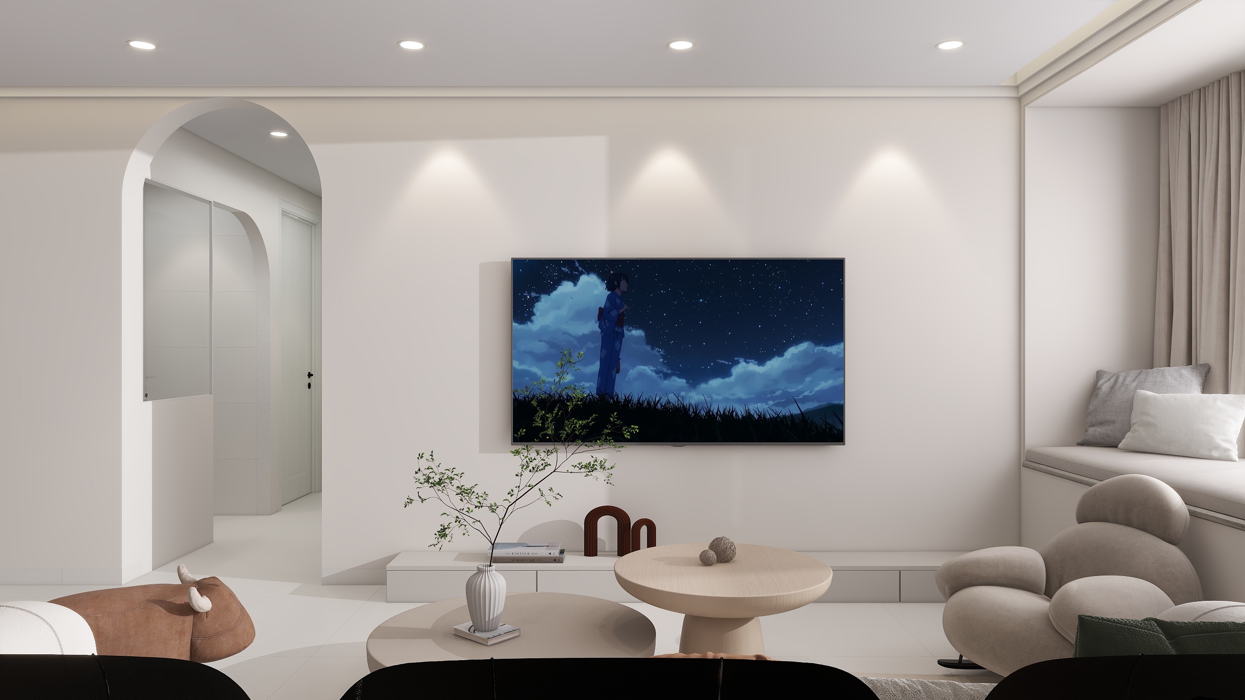 乔眠-兴港上锦湾-装修设计方案