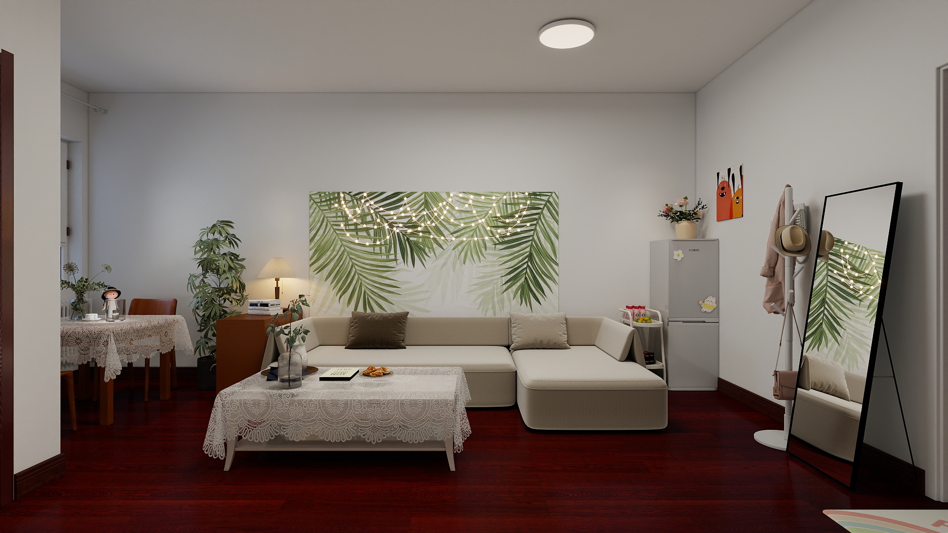 台吉-女生一室改造-装修设计方案