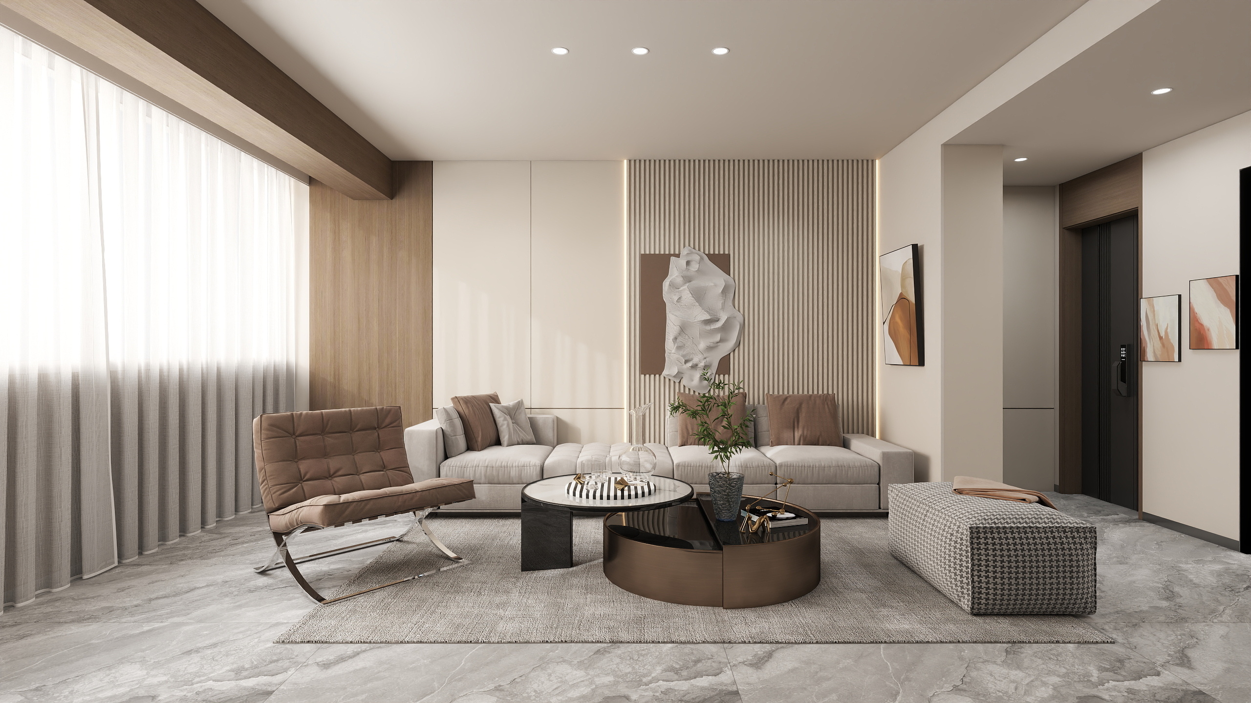 ZHUJIA-87㎡2室-装修设计方案