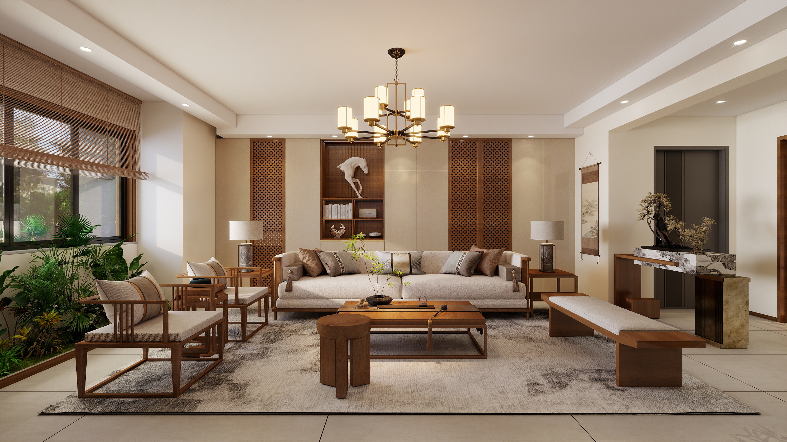 墨理设计-景泽园-新中式-装修设计方案