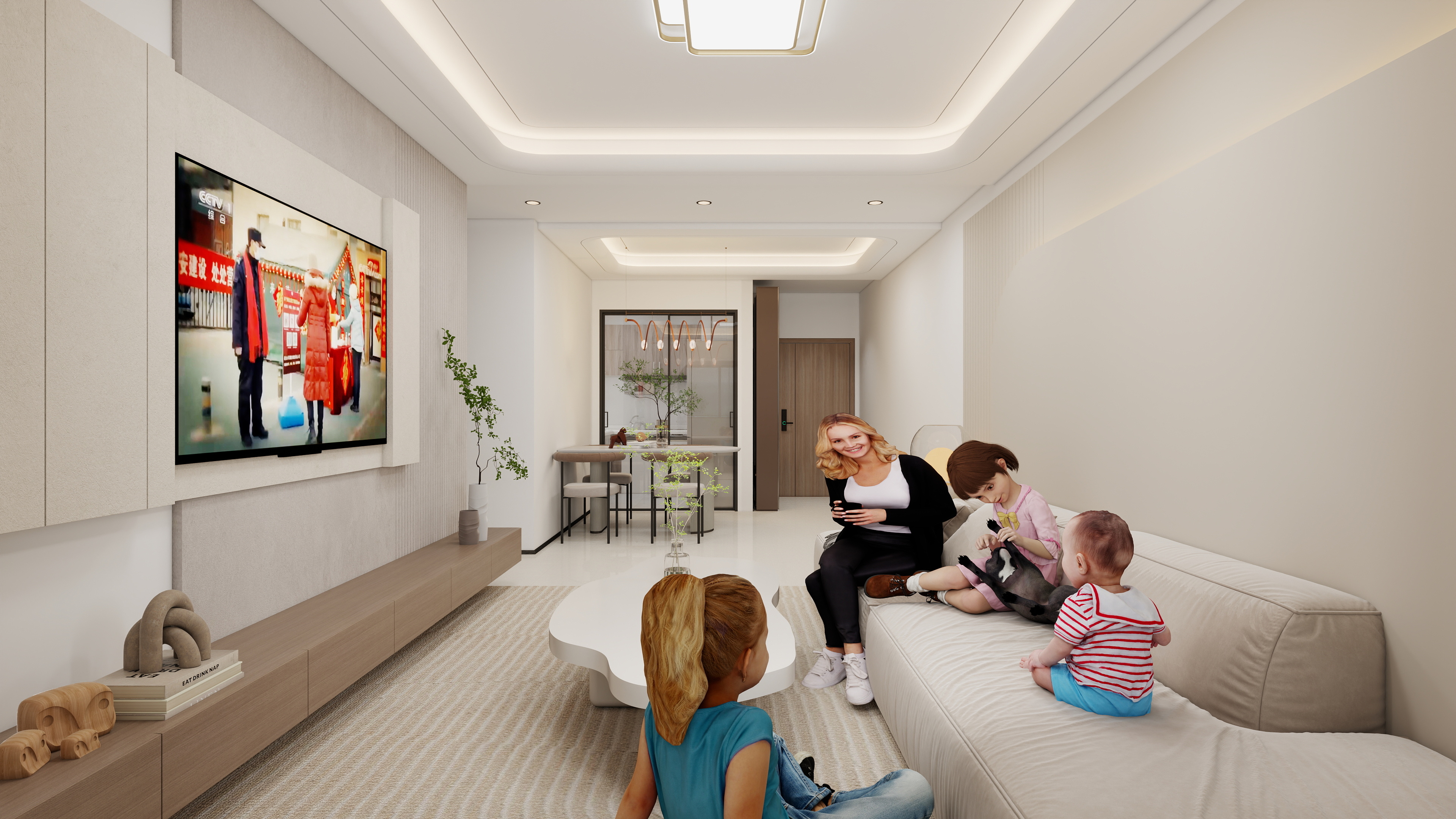 186****5873DQVA-翡丽西安001户设计图-装修设计方案