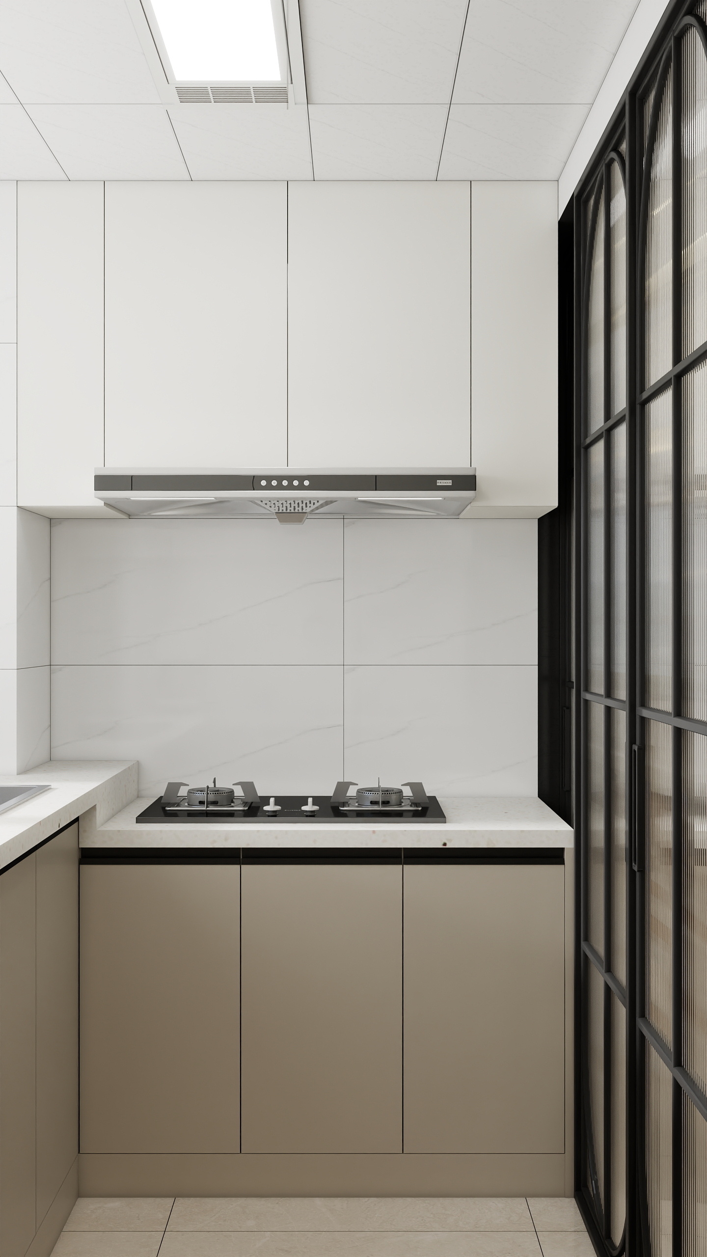 李青越-98平方中古风三居室 装修效果图