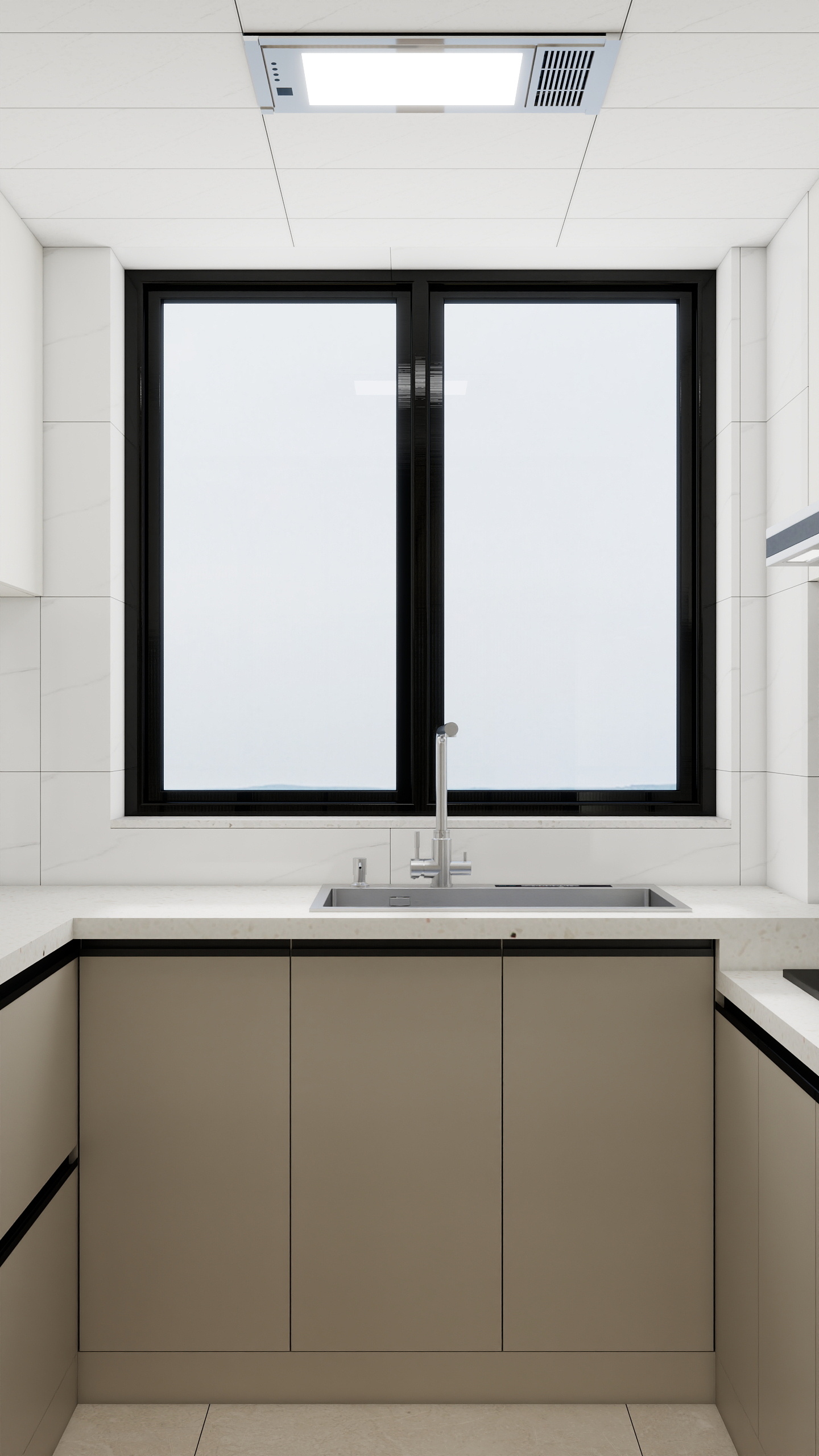 李青越-98平方中古风三居室装修效果图