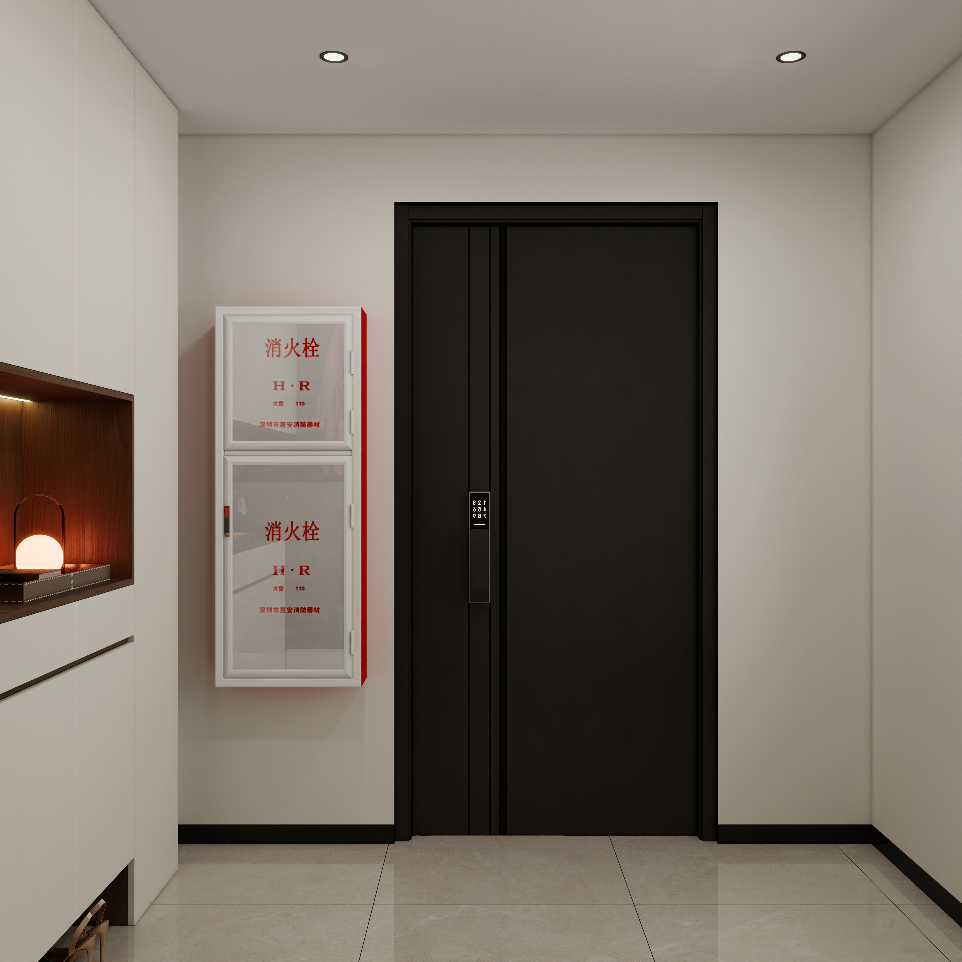 李青越-98平方中古风三居室装修效果图