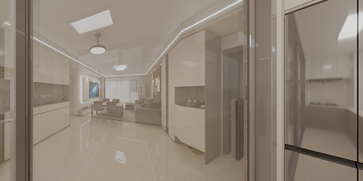 装修视界吴胜博-凤梧印16号楼1单元701-装修设计方案