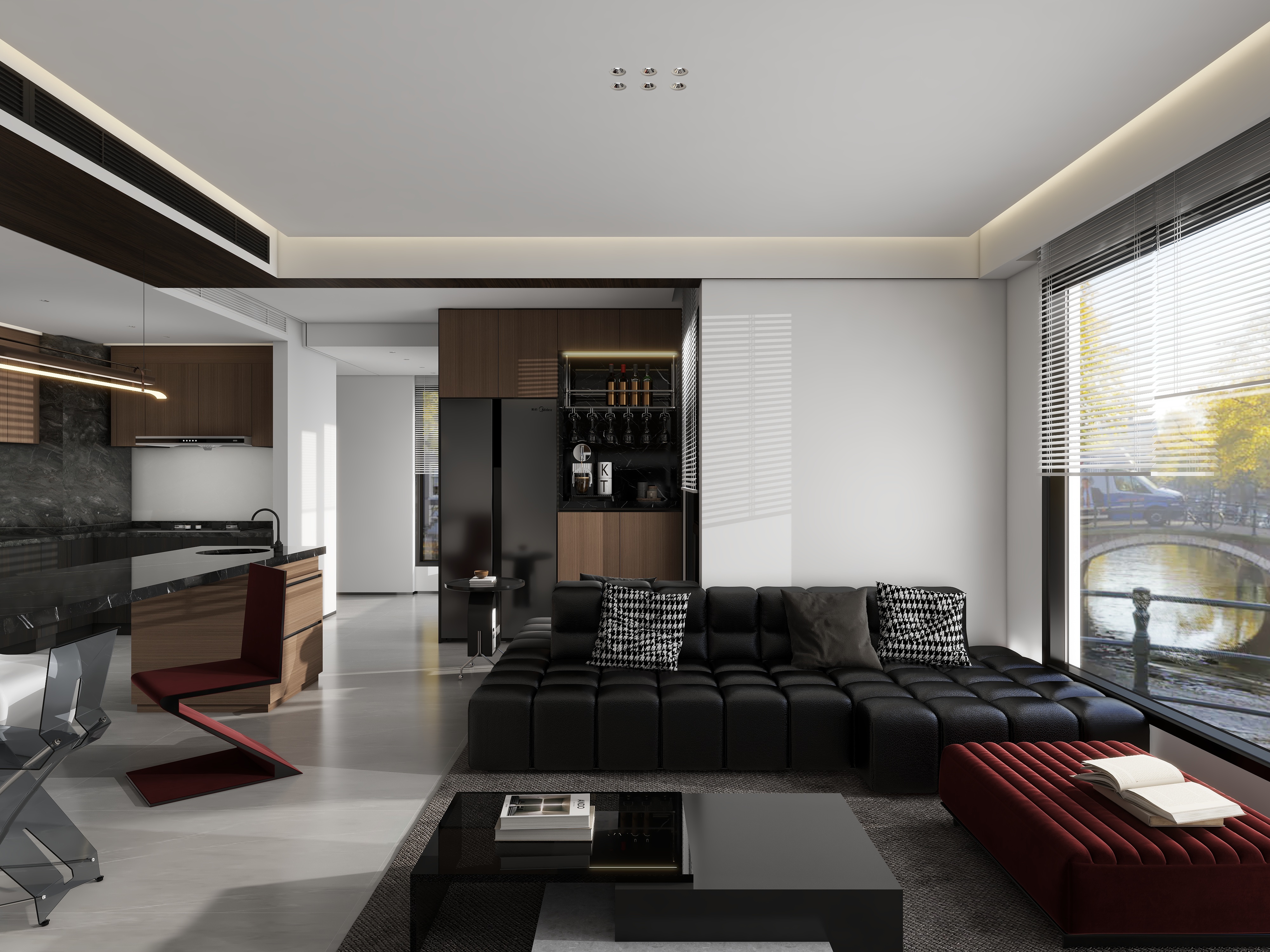 超级的欧-现代意式风-装修设计方案