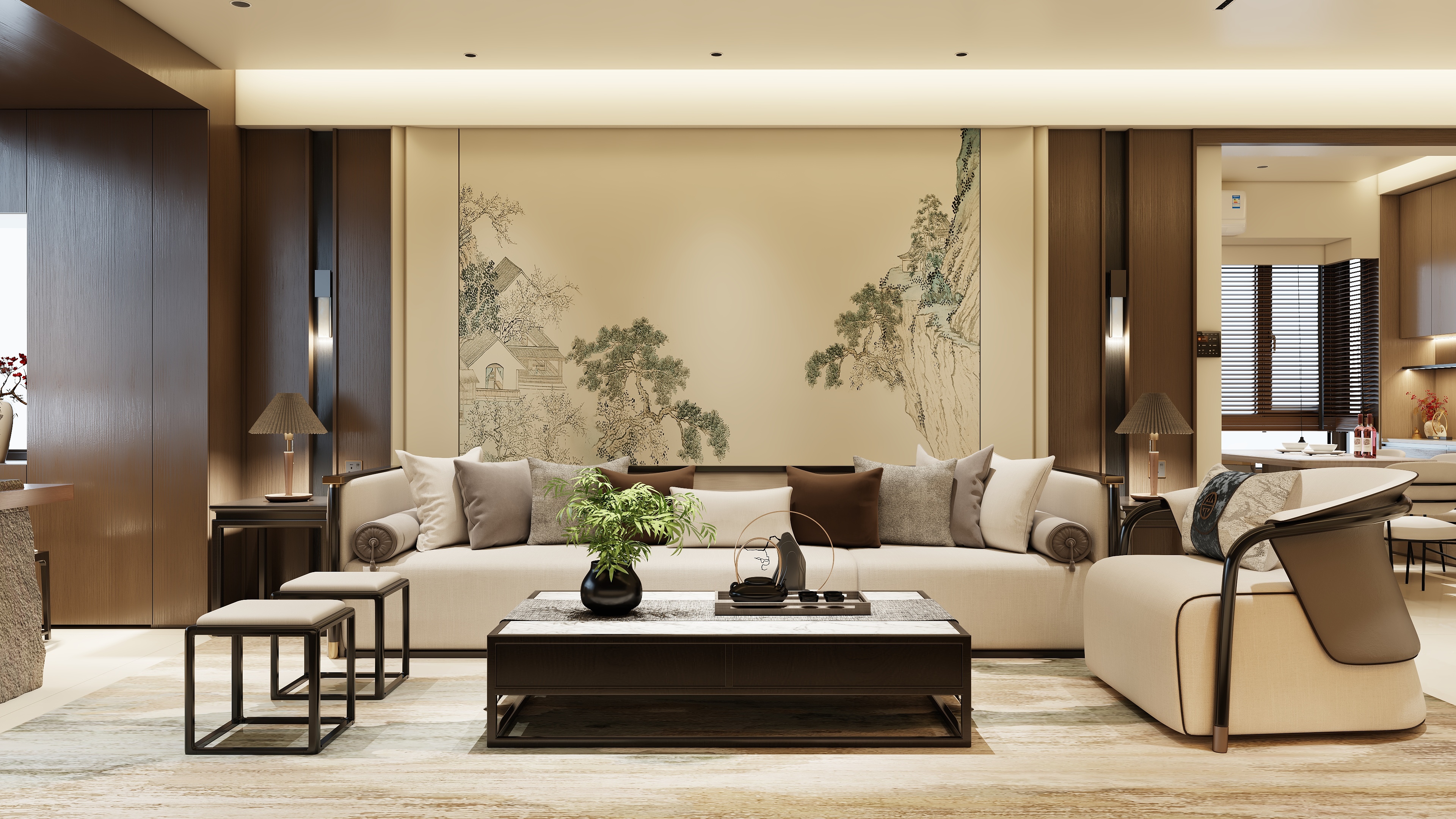 陈乐意-新中式龙湖嘉园B区13栋-装修设计方案