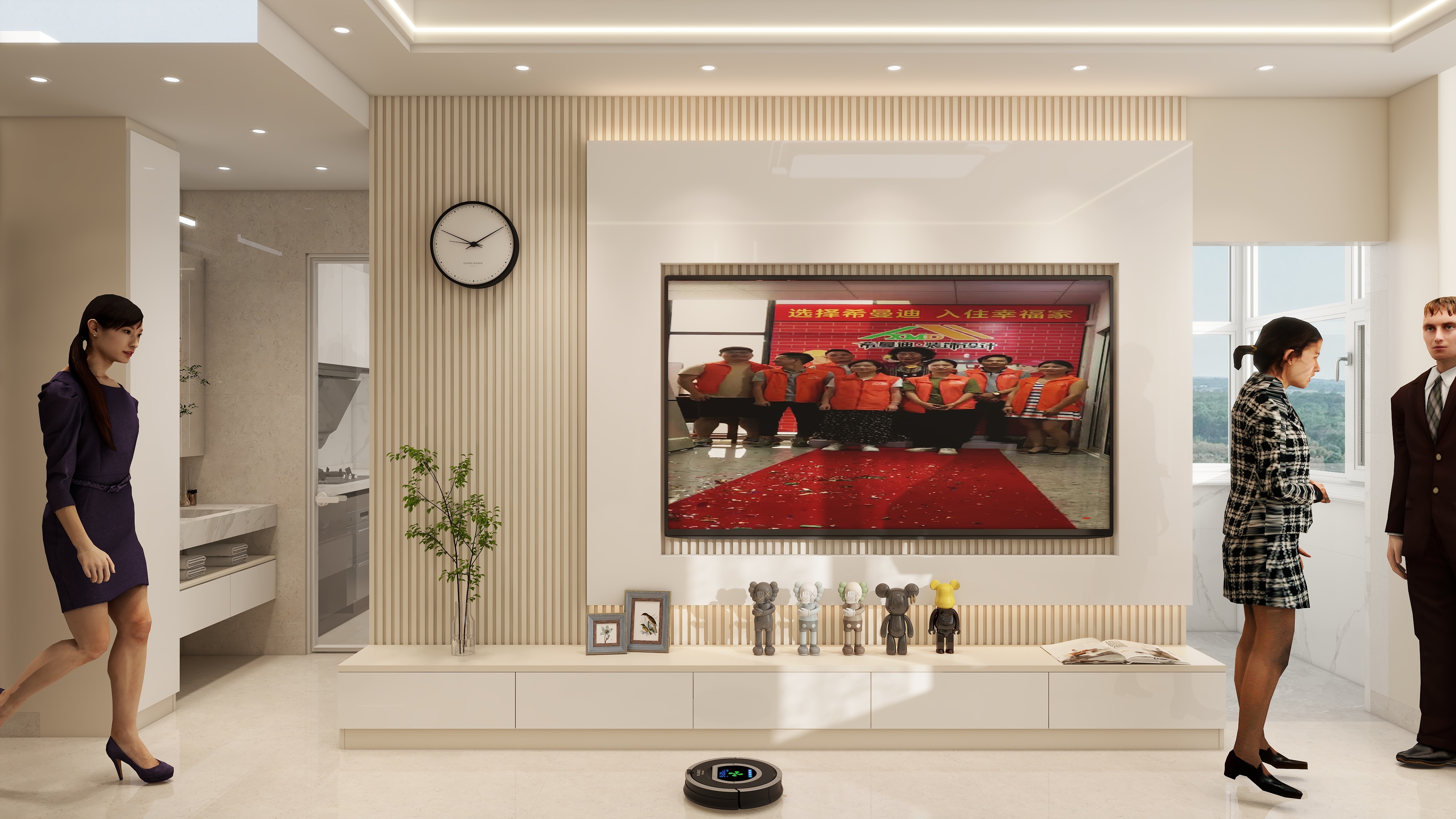 希曼迪装饰空间事务所设计师-曾工-富盛苑-装修设计方案