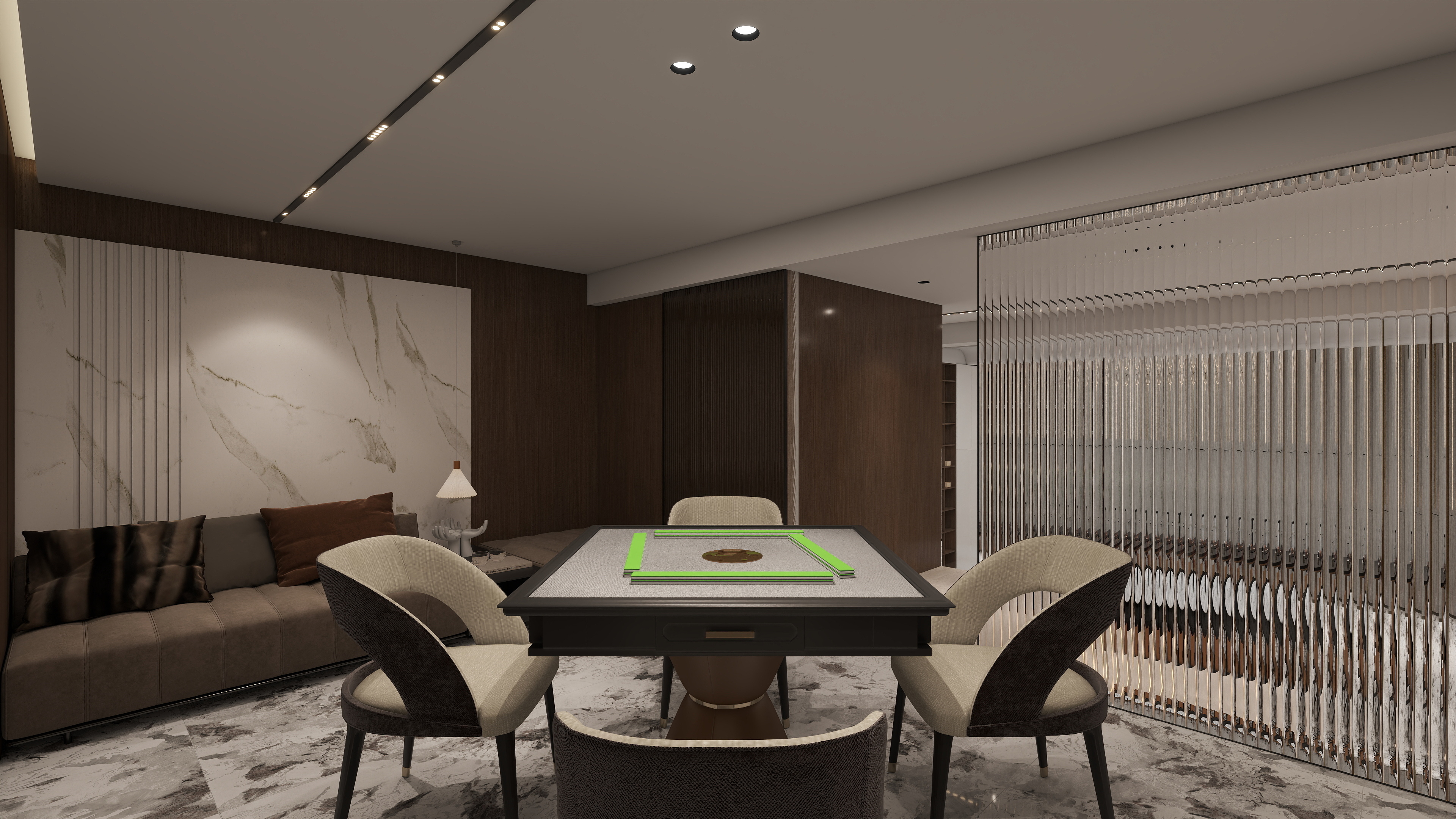 MSmiddot森泽空间创意设计-中鼎景城地下别墅装修效果图