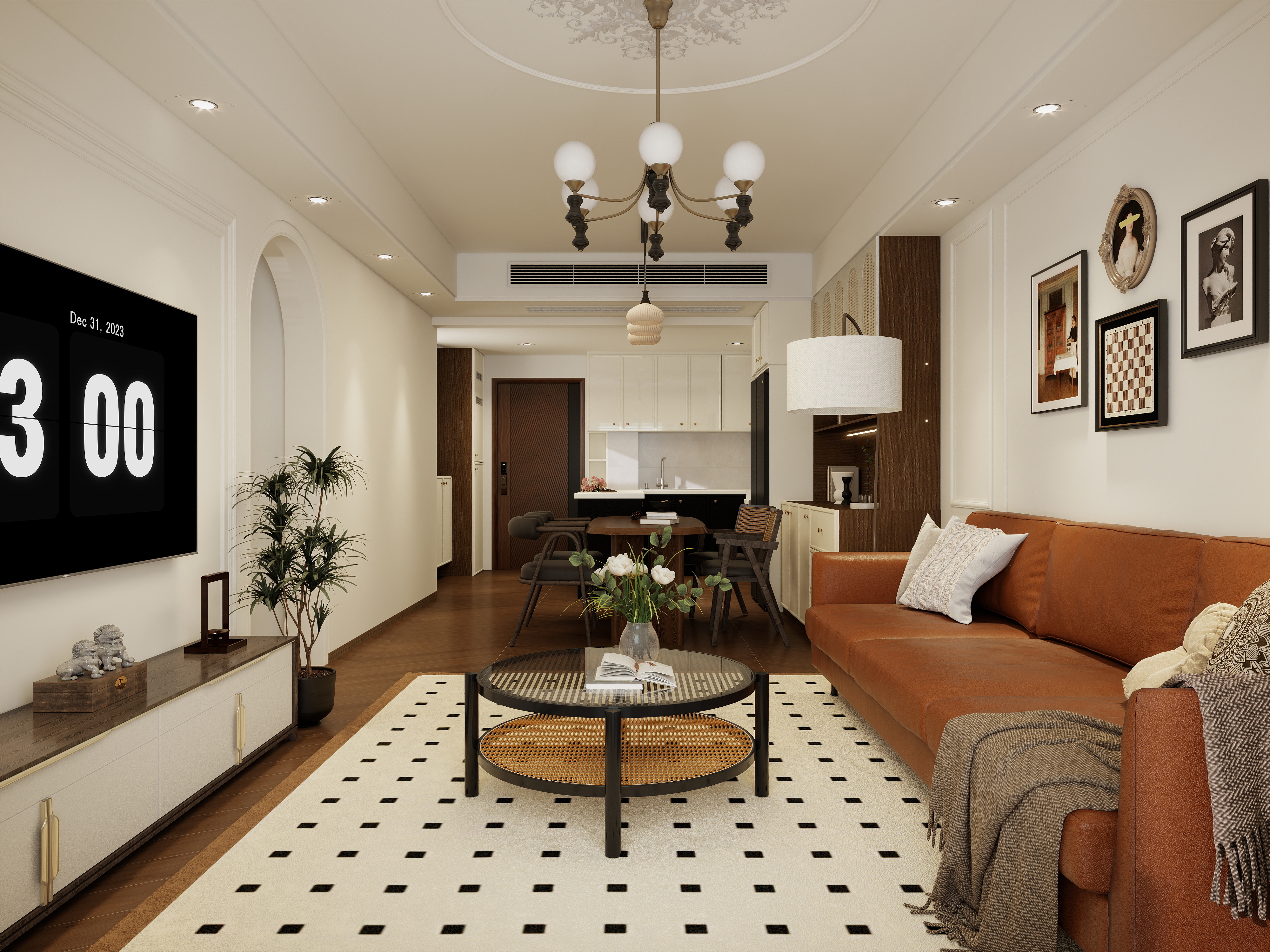 王世华-华发琴澳新城四季峰景98㎡3室-装修设计方案