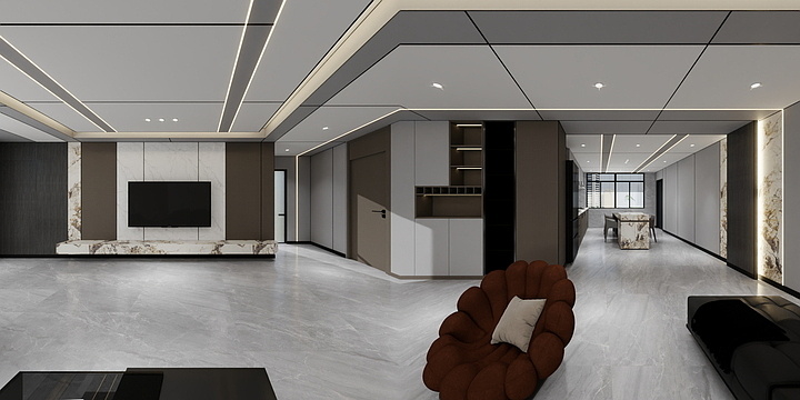 一宥设计-客厅-装修设计方案