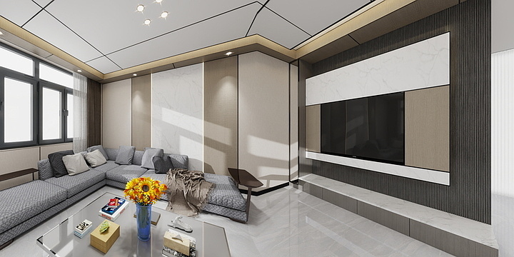 一宥设计-客厅-装修设计方案