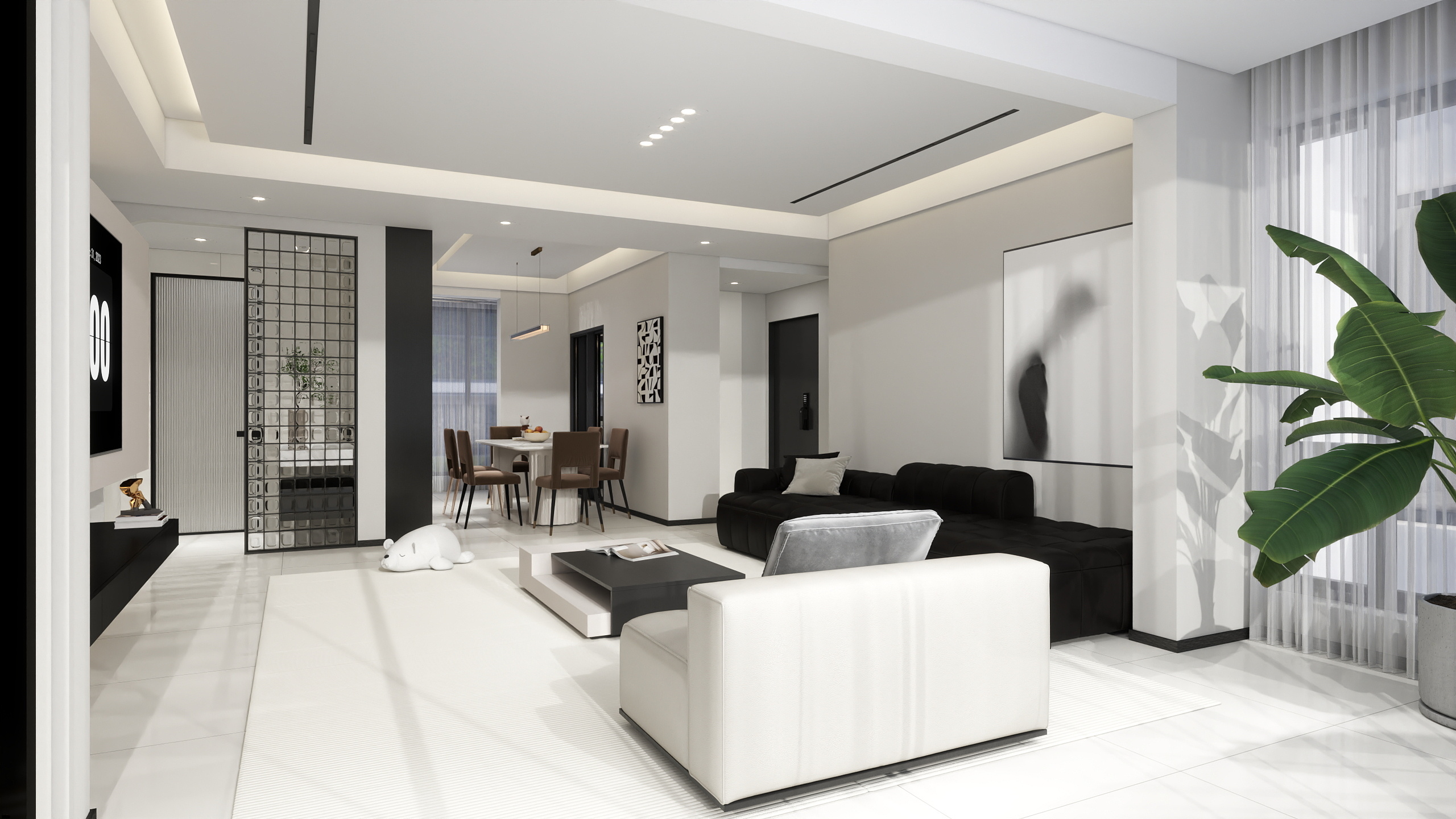 李林-金地云溪九境后现代112㎡3室-装修设计方案