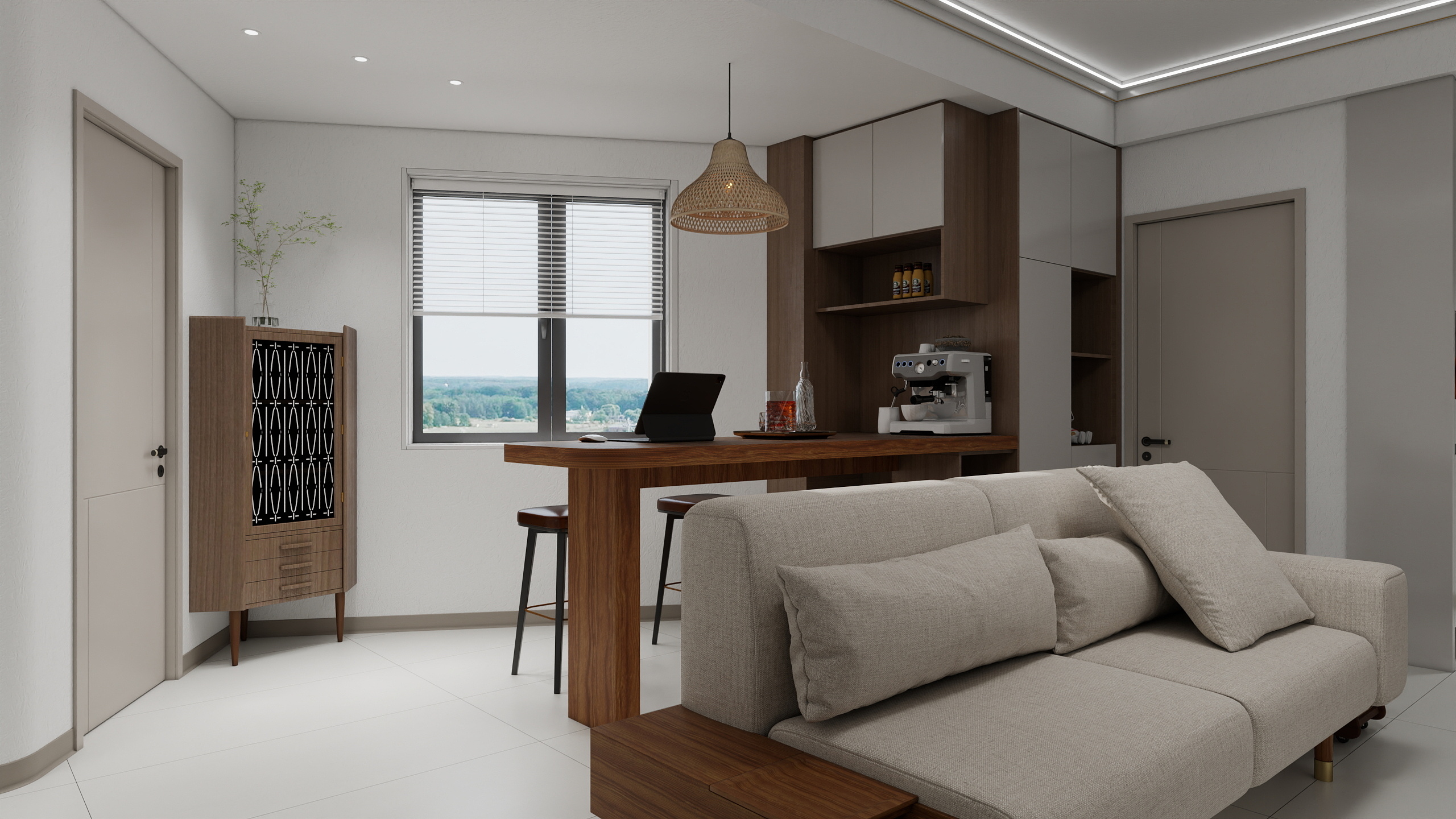 惊蛰@烽-龙之梦・畅园73㎡1室-装修设计方案