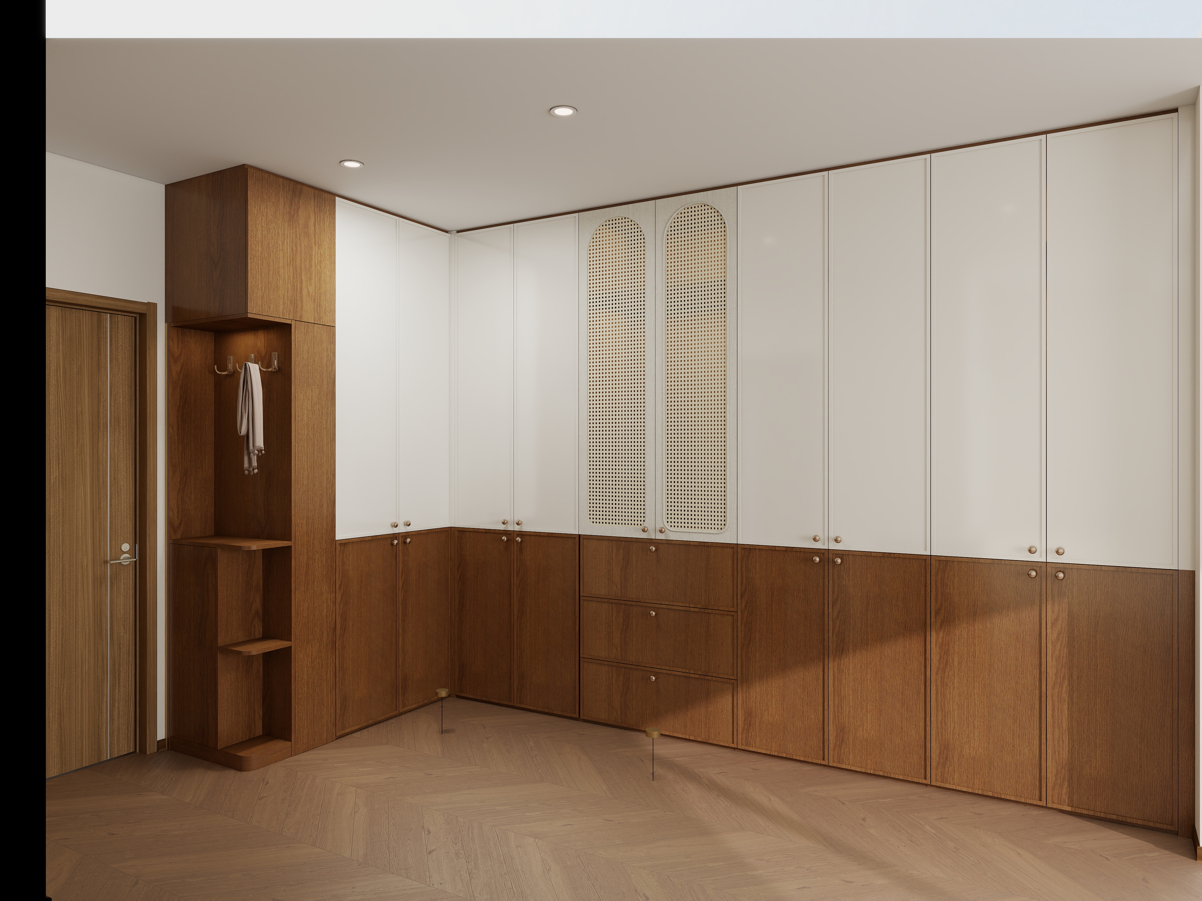 南宁市西乡塘区大商汇B馆1楼 B1-147-中古风深胡桃装修效果图