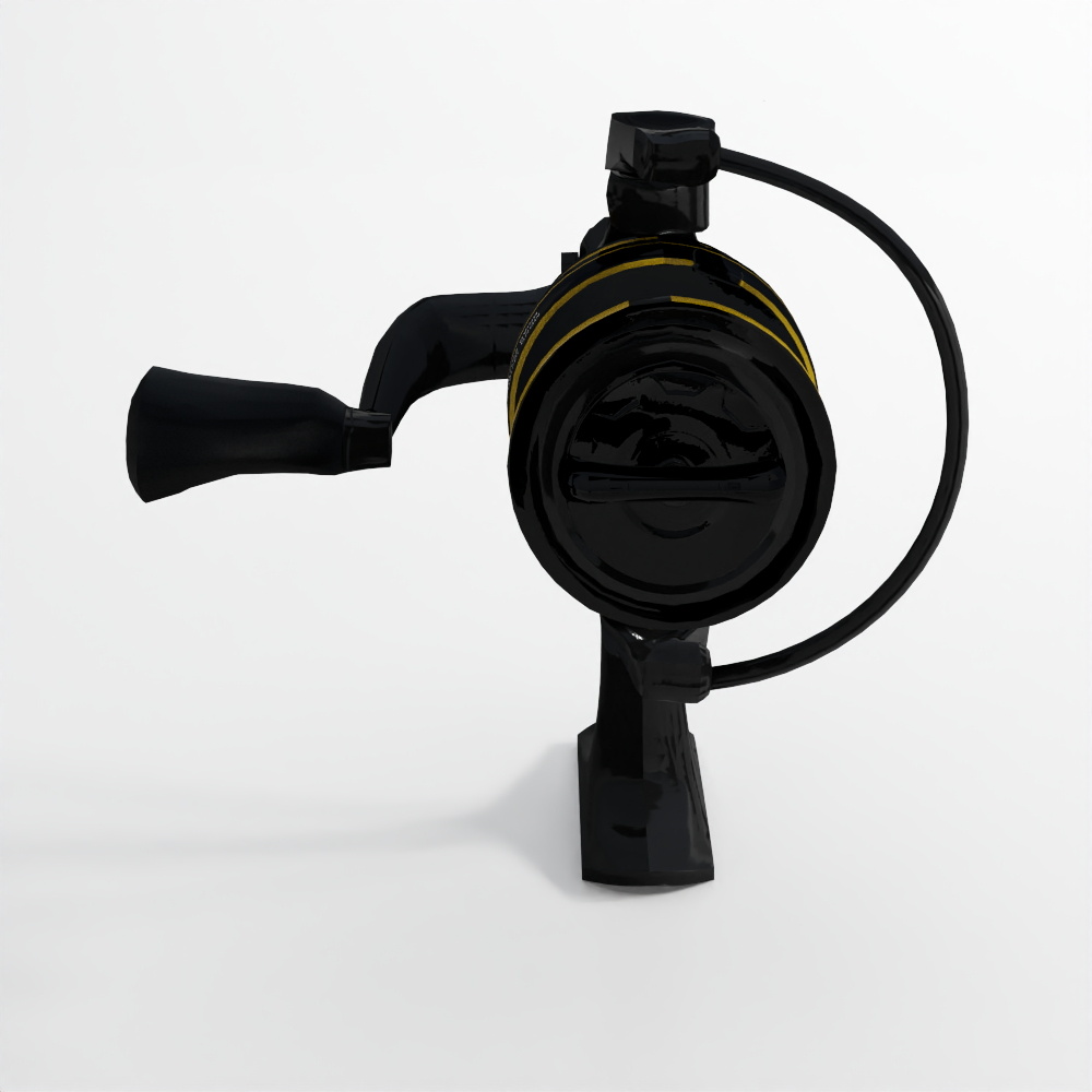 鱼线轮3D模型