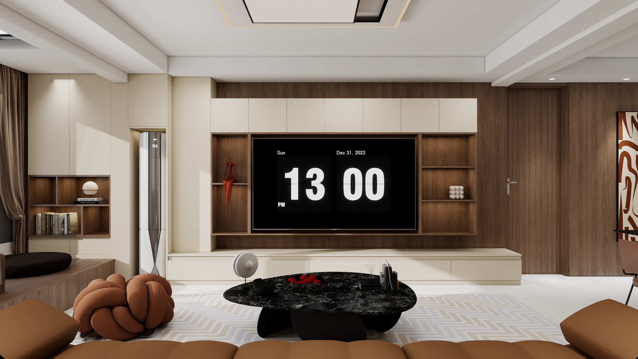 北京延庆-经销商-下屯回迁106㎡3室装修效果图