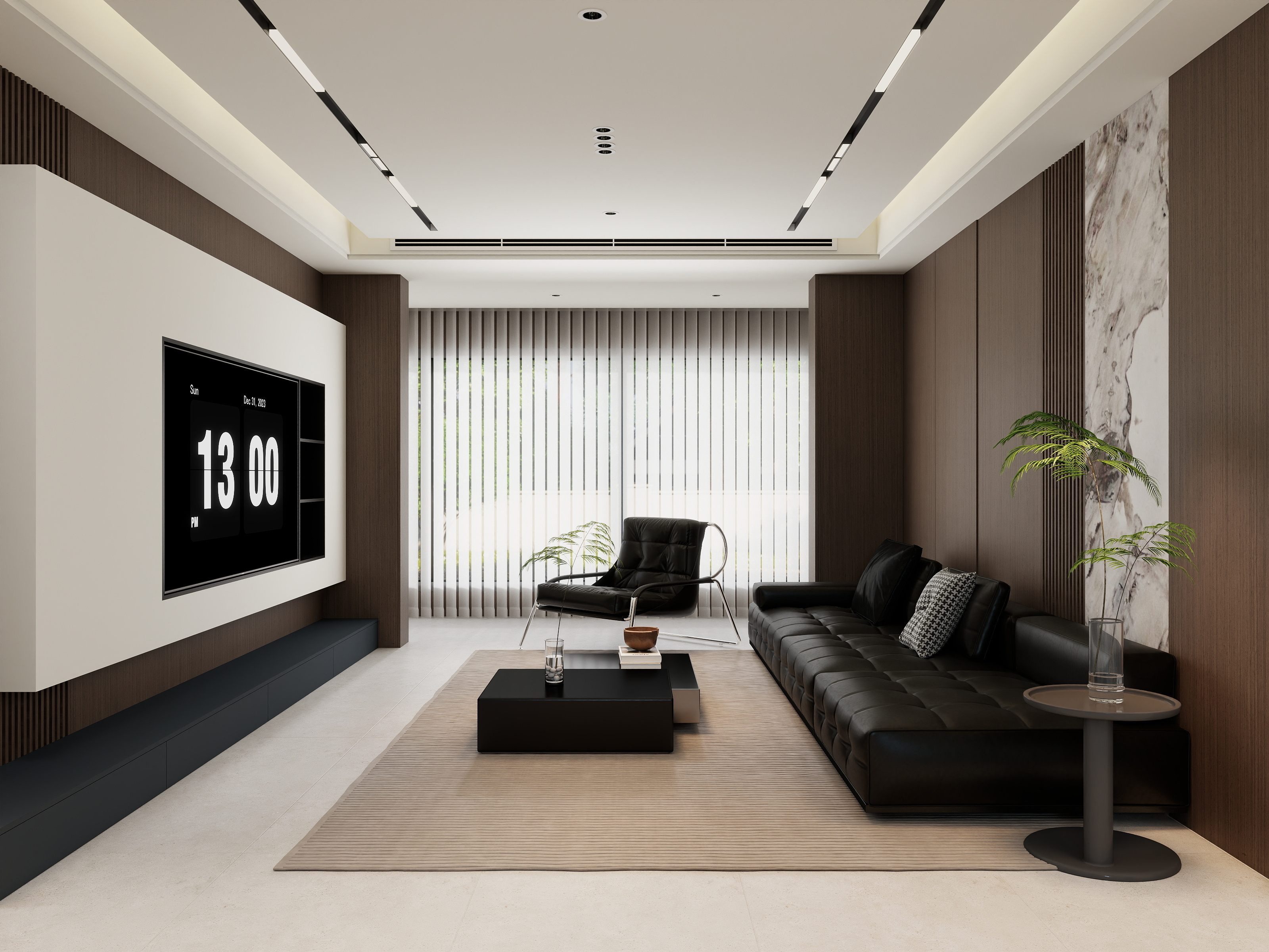 李青越-140平意式风格四居室装修效果图