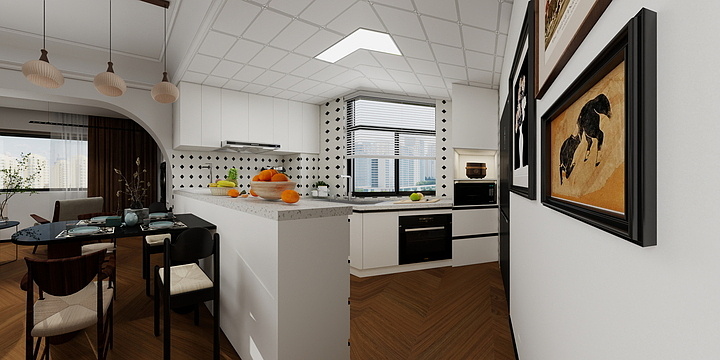 SoAlive-三居室【中古风】-装修设计方案