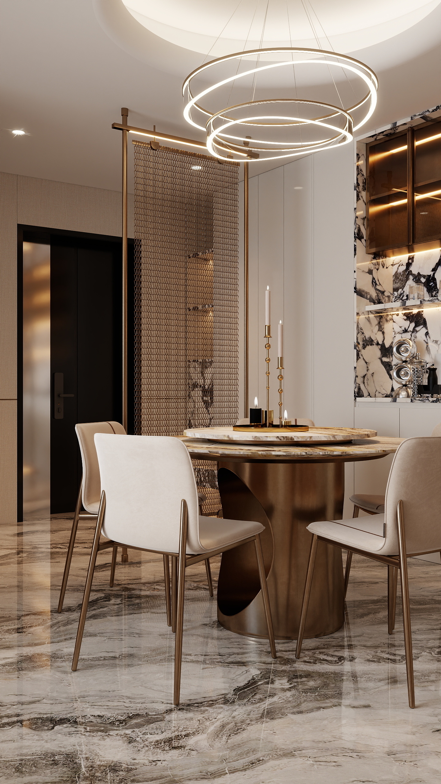 有艺义的设计-星河湾115户型-装修设计方案