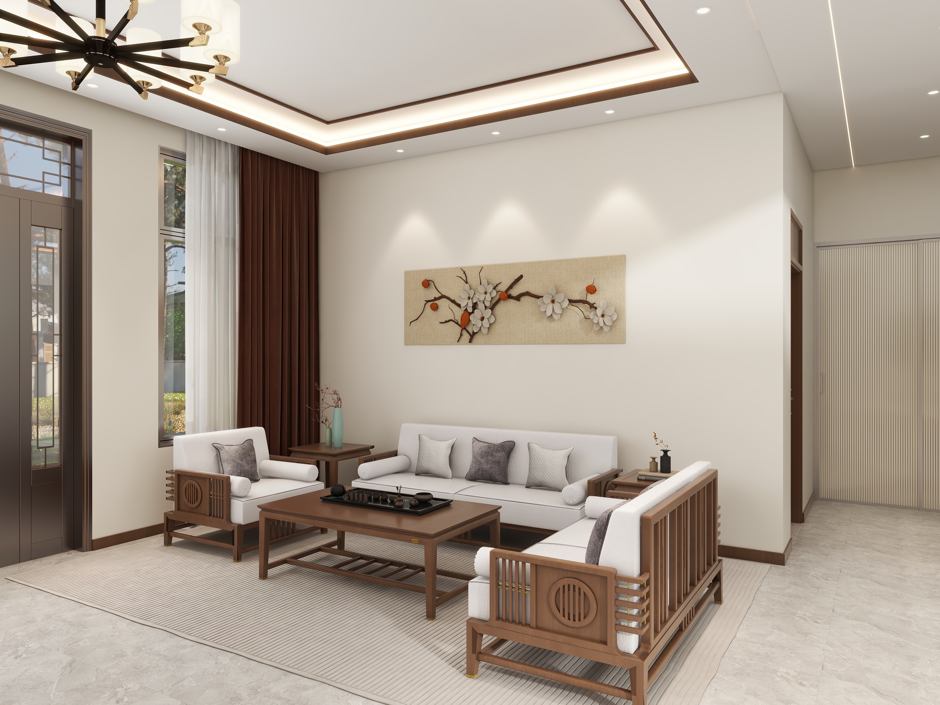 沧州唯美装饰-简约新中式-装修设计方案