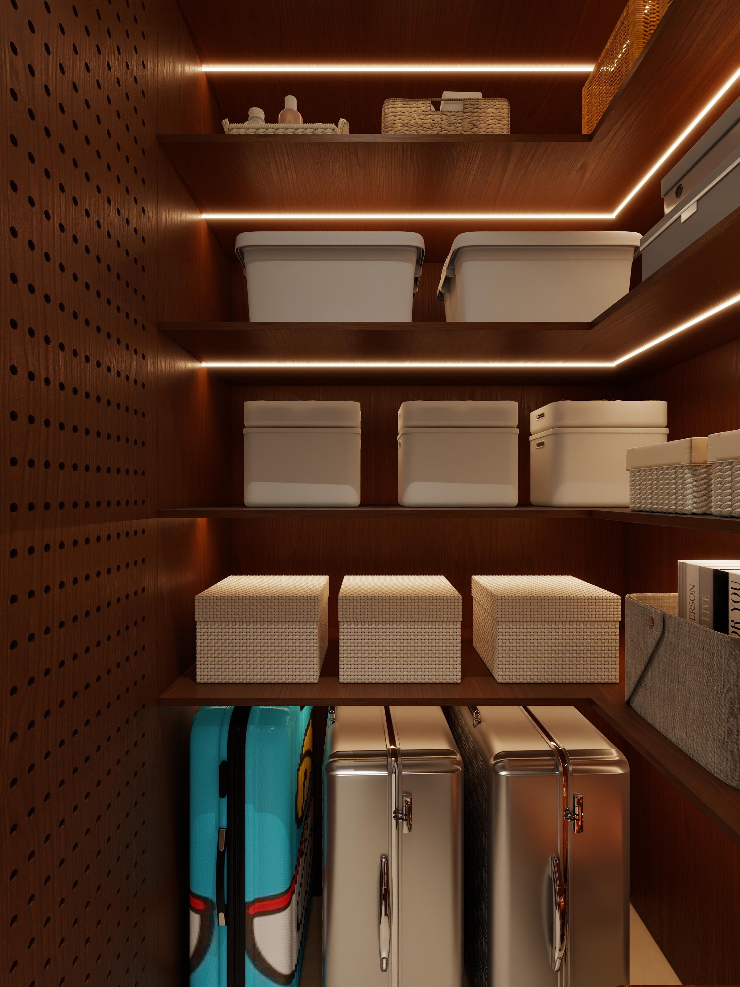 成爽-四川成都中海锦江城花涧(109平方中古风三居室)装修效果图