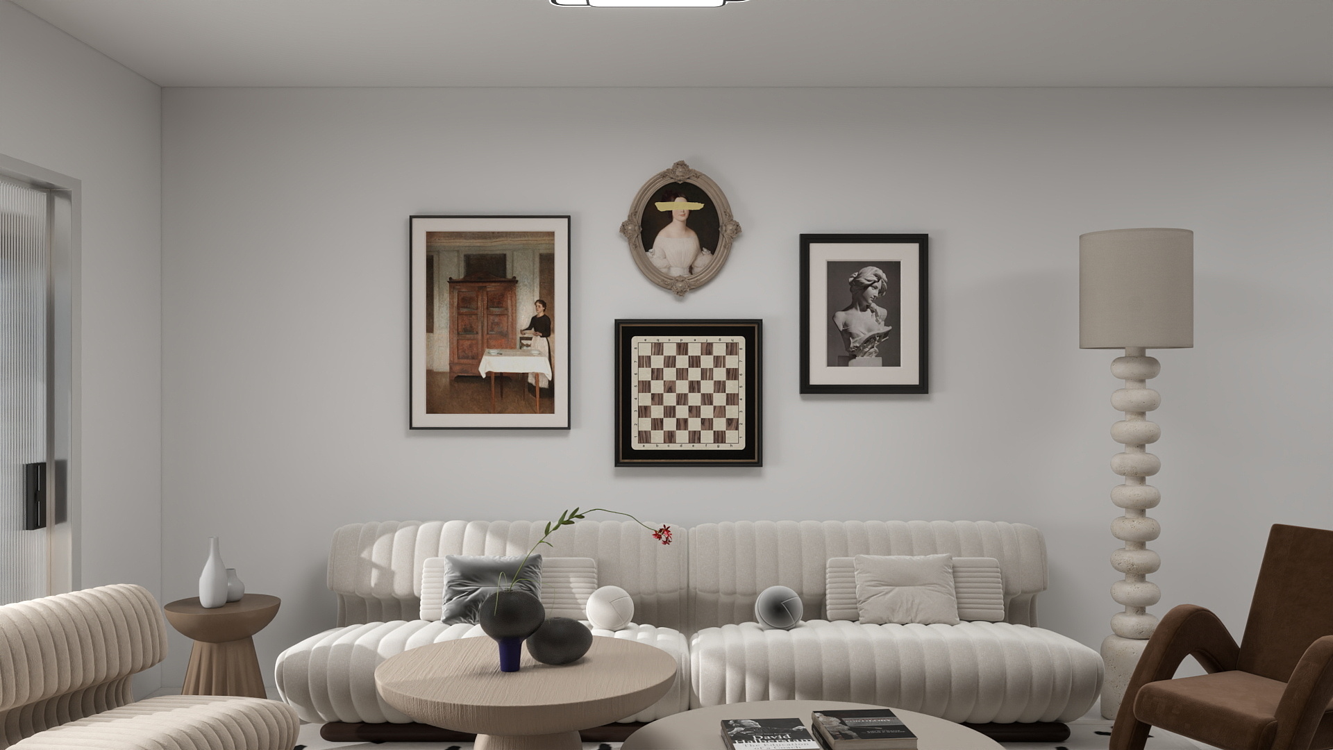 李青越-简欧风格85方两居室装修效果图