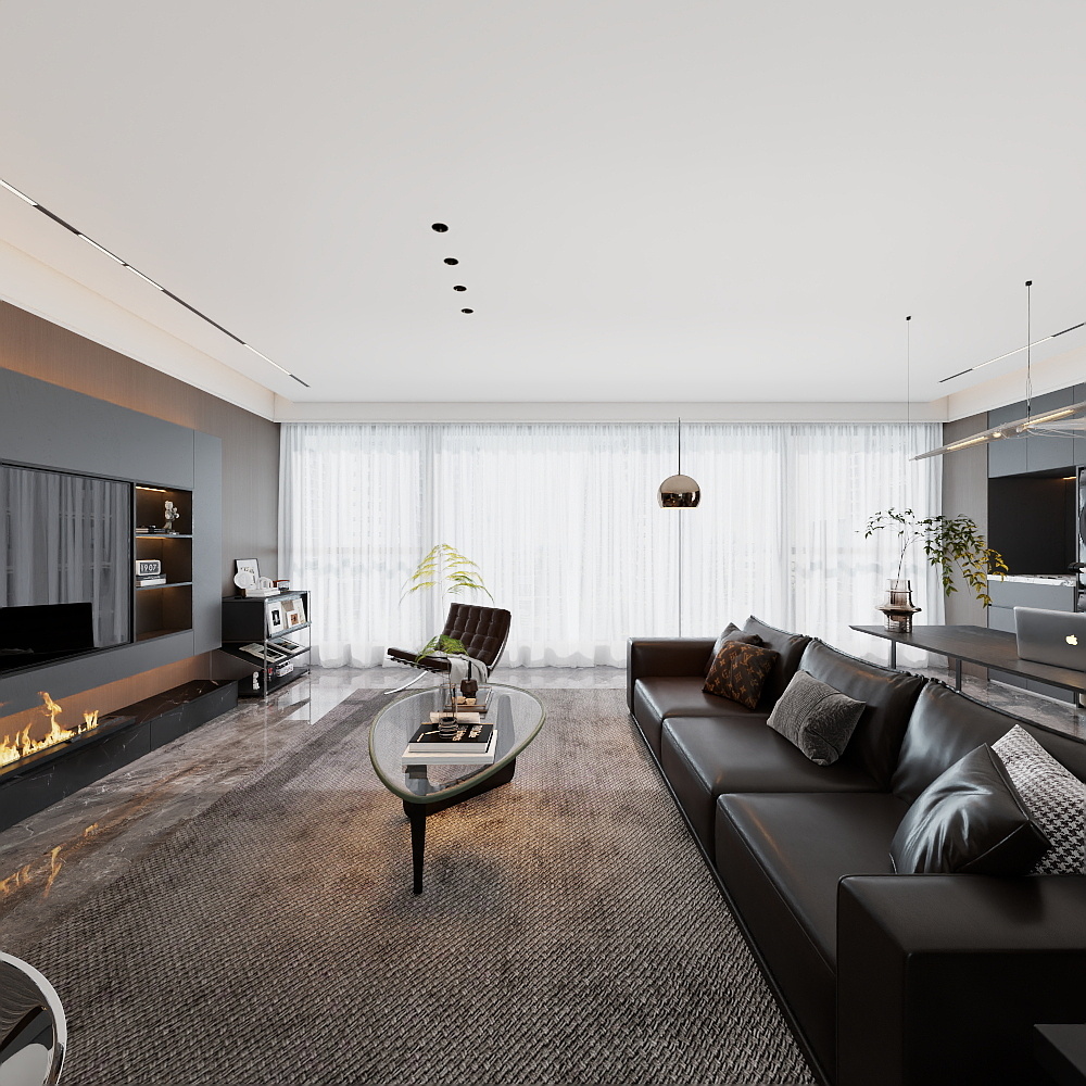 1314*DKSW-166㎡3室装修效果图