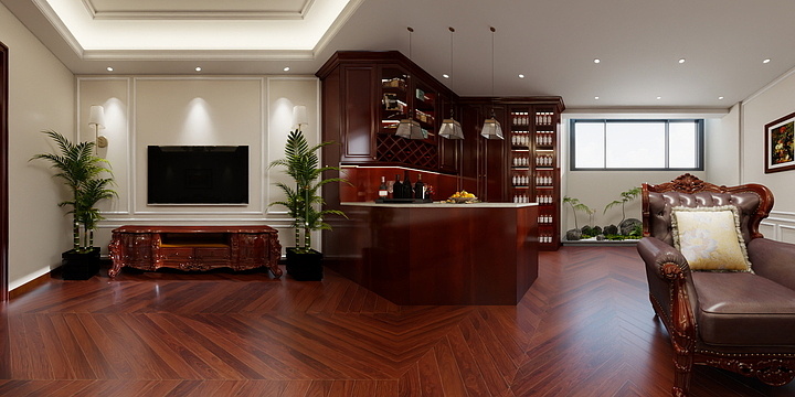 全案设计师黄海娟-长清别墅-装修设计方案