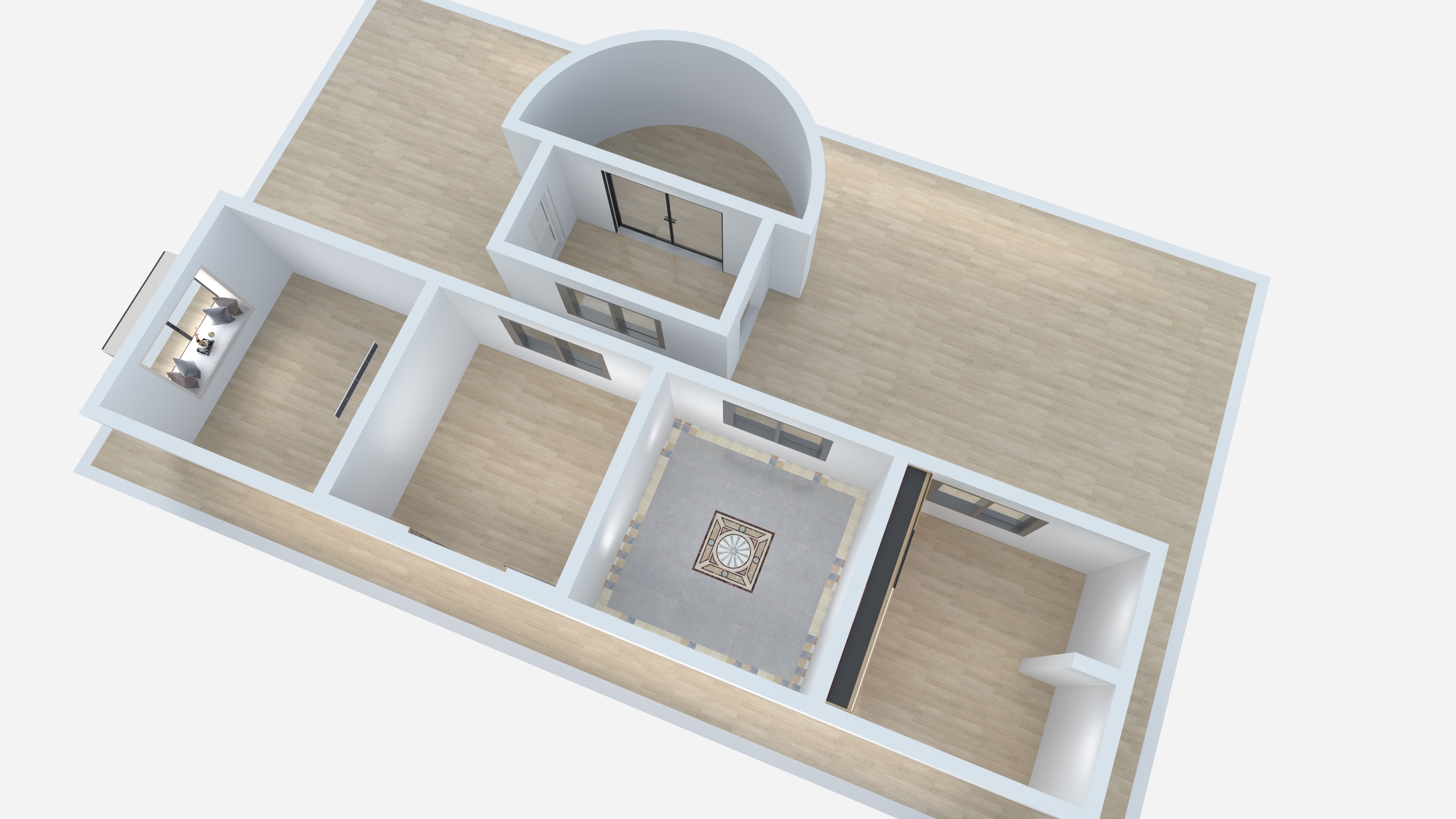 丁滢青-丁滢青-中级实操考核户型-装修设计方案