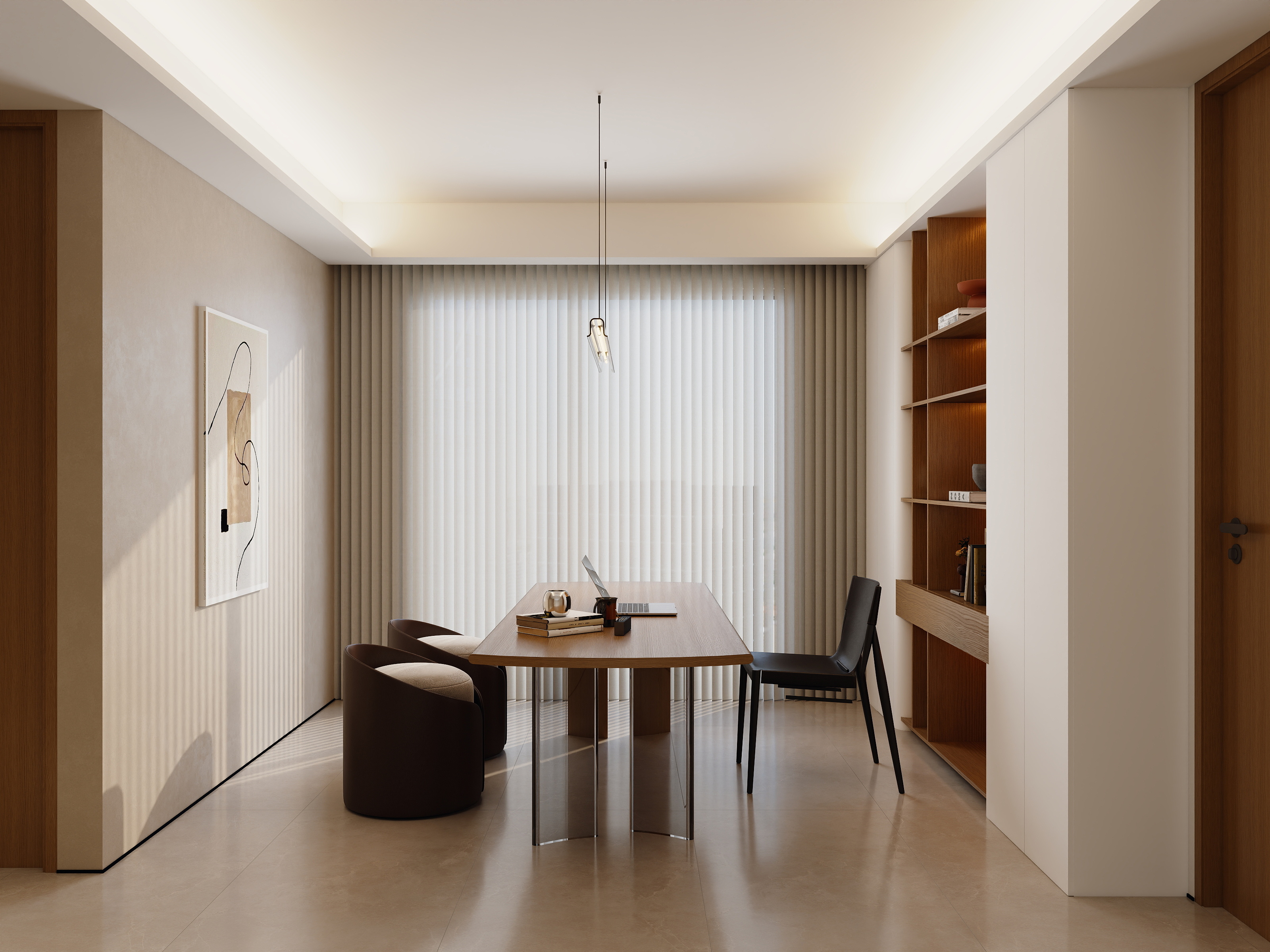 吴爽-342方现代风格别墅装修效果图