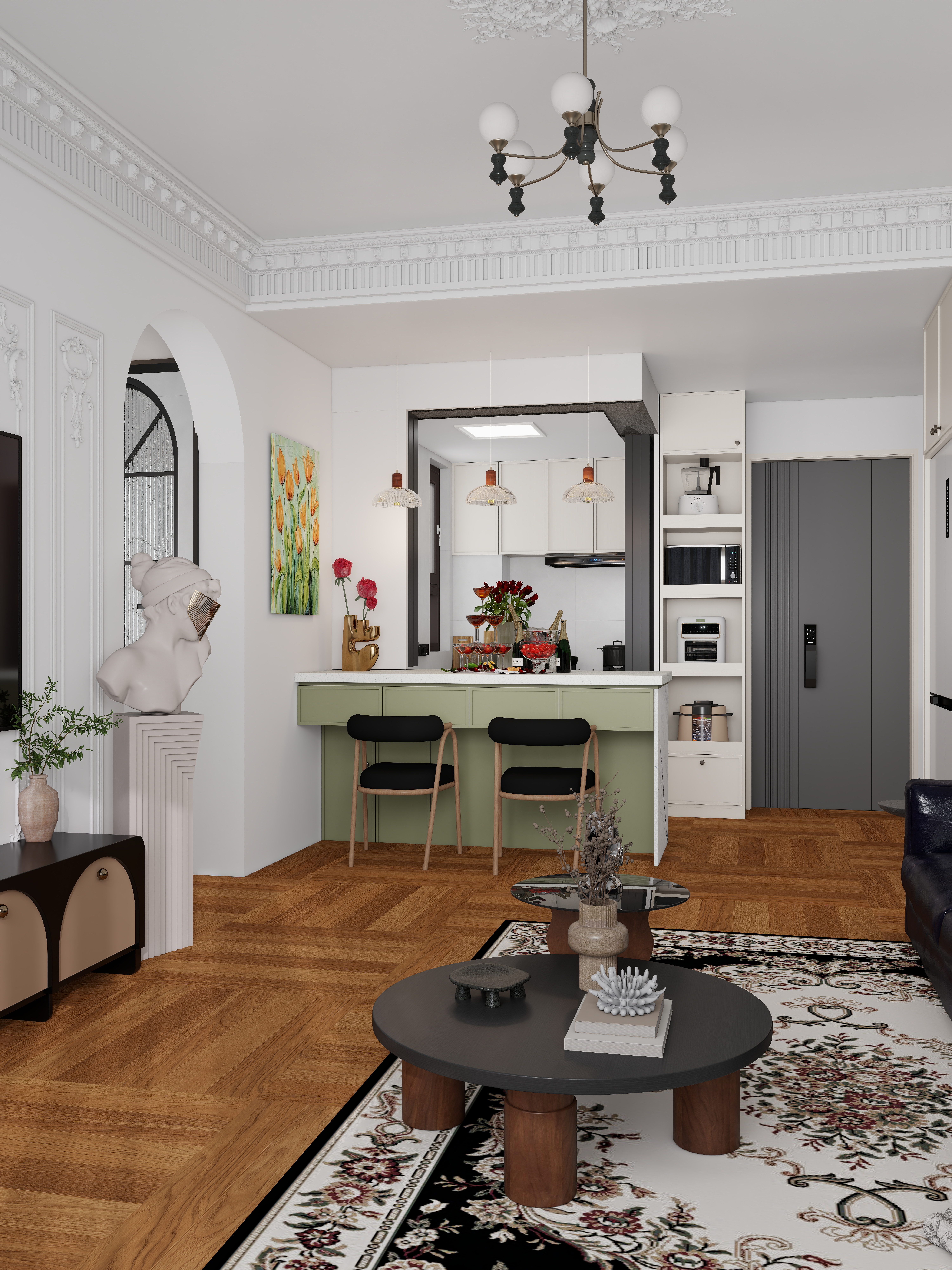 李磊-花溪镜园装修效果图