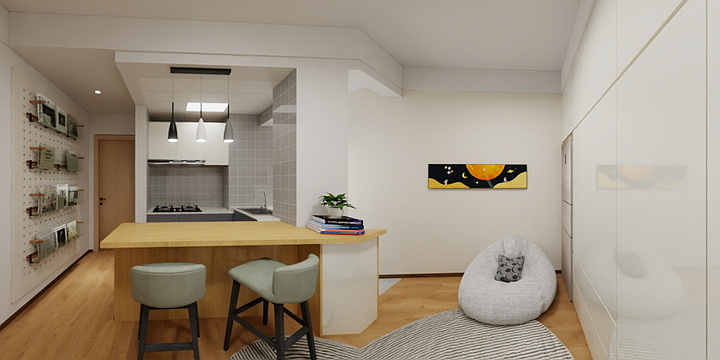 知百设计L-恒兴广场B座效果图-装修设计方案