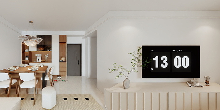 瑟兰嘿呦-90平-装修设计方案